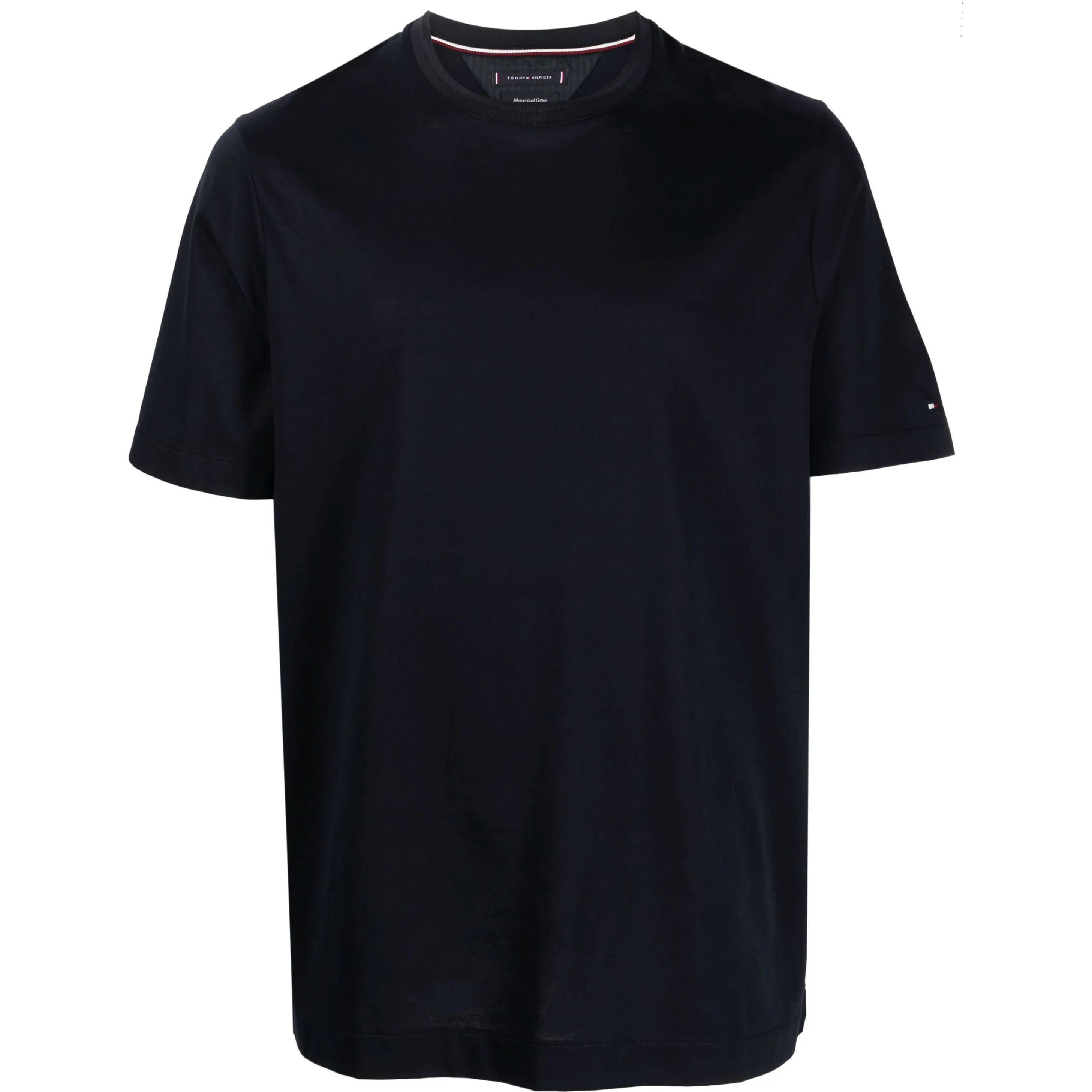 TOMMY HILFIGER Marškinėliai trump. rankovėmis vyrams, Mėlyna, Dc mercerized tee 1