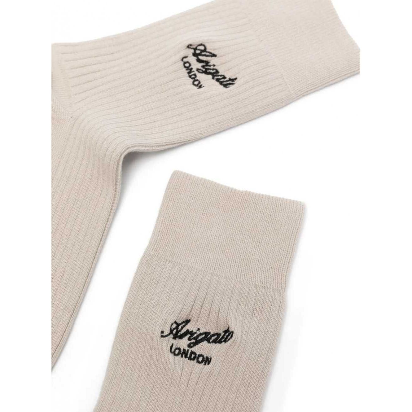 AXEL ARIGATO Kojinės, Smėlio, London tube sock 2