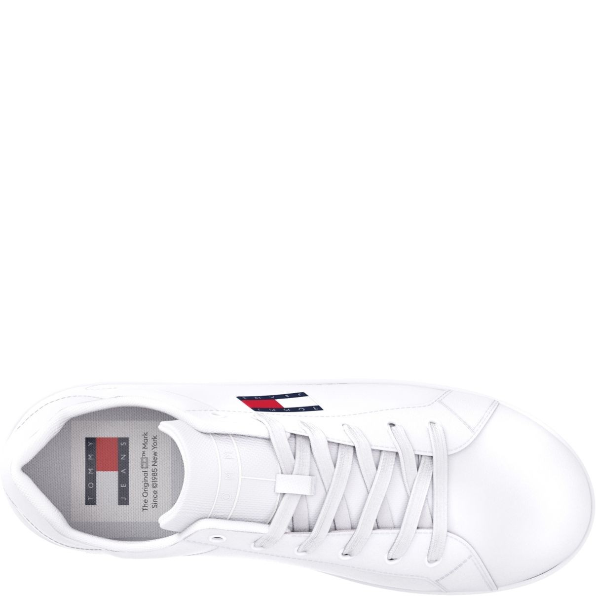 TOMMY JEANS Laisvalaikio bateliai moterims, Balta, Flatform leisure 3