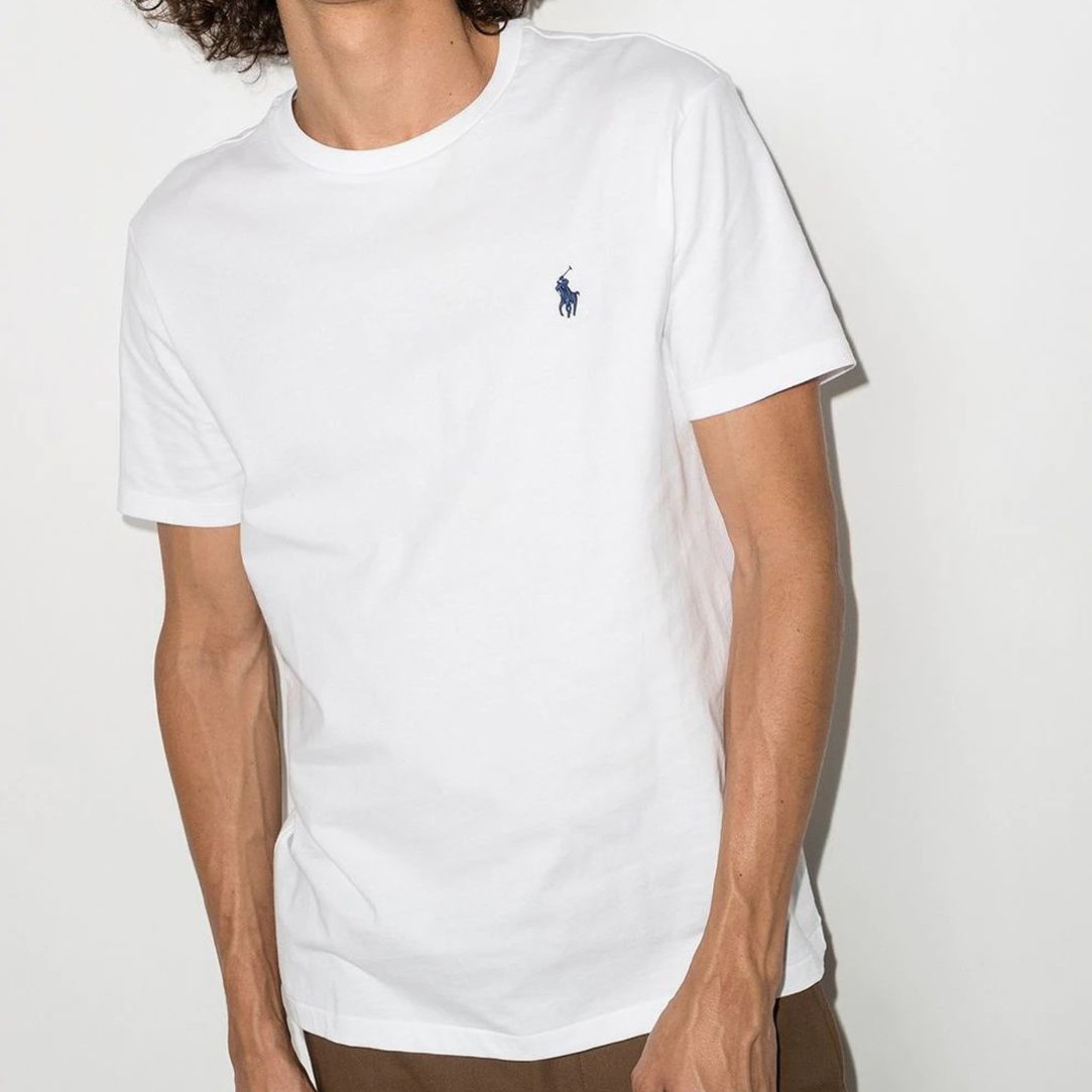 POLO RALPH LAUREN Marškinėliai trump. rankovėmis vyrams, Balta, Short sleeve t-shirt 2