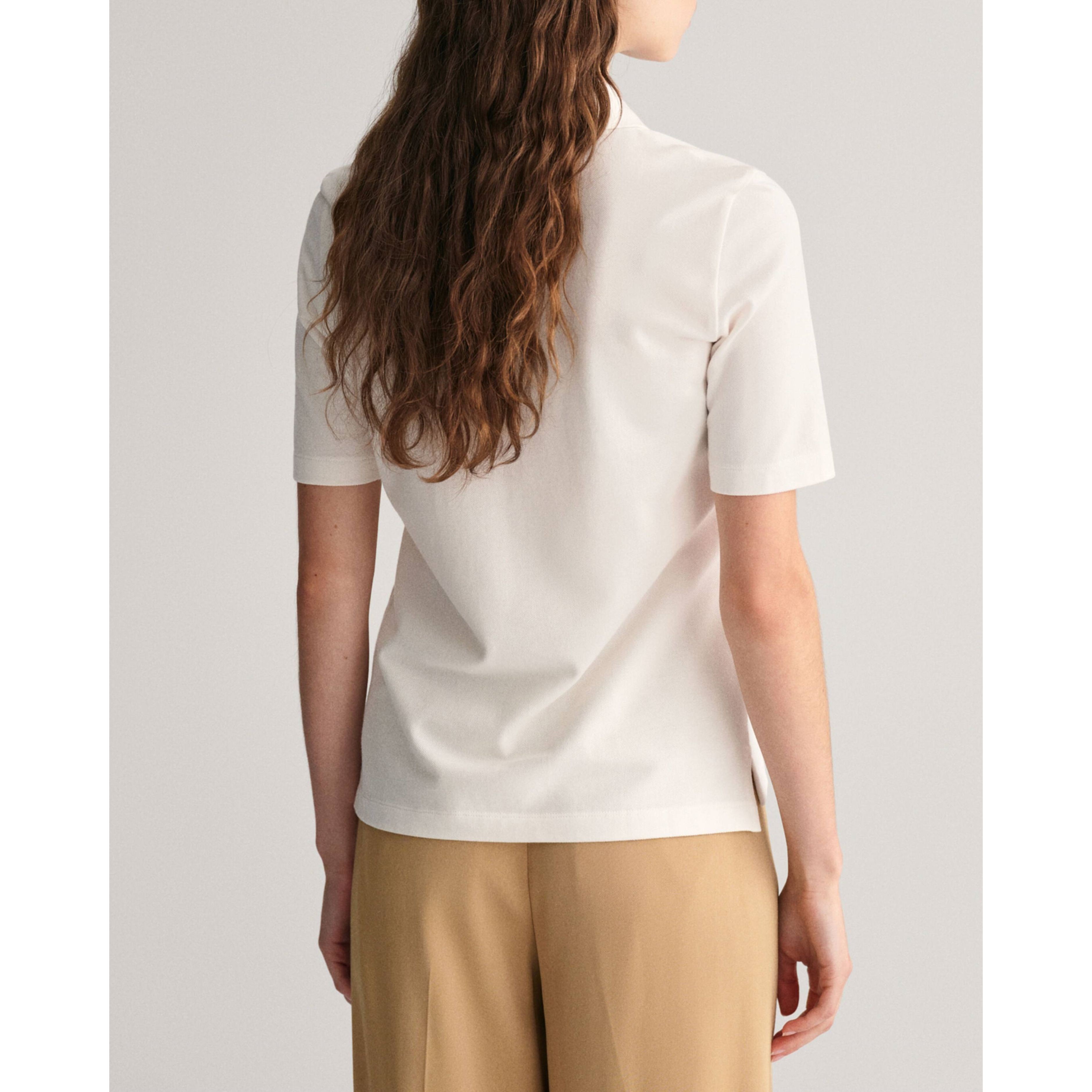 GANT Polo marškiniai trumpos rank. moterims, Balta 3