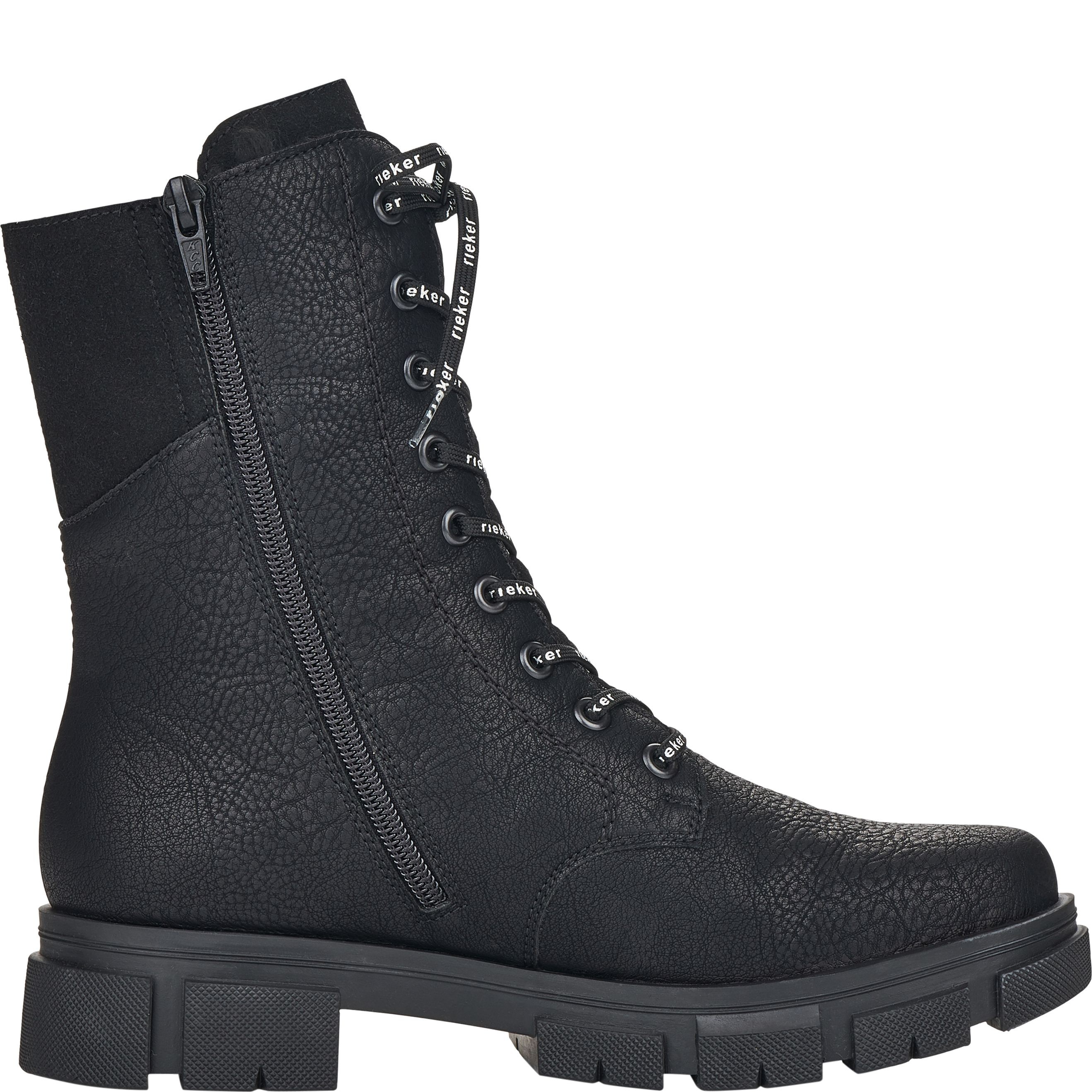 RIEKER Aulinukai moterims, Juoda, BOOTIES 3