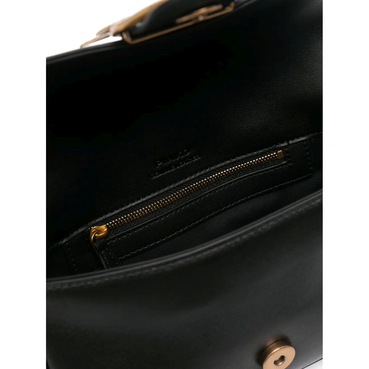 PINKO Rankinė per petį moterims, Juoda, Love one mini shoulder bag 4