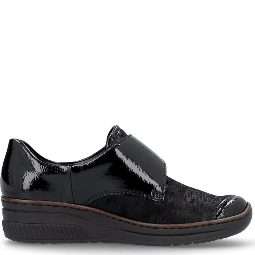 RIEKER Laisvalaikio bateliai moterims, Juoda, Ladies shoes 3