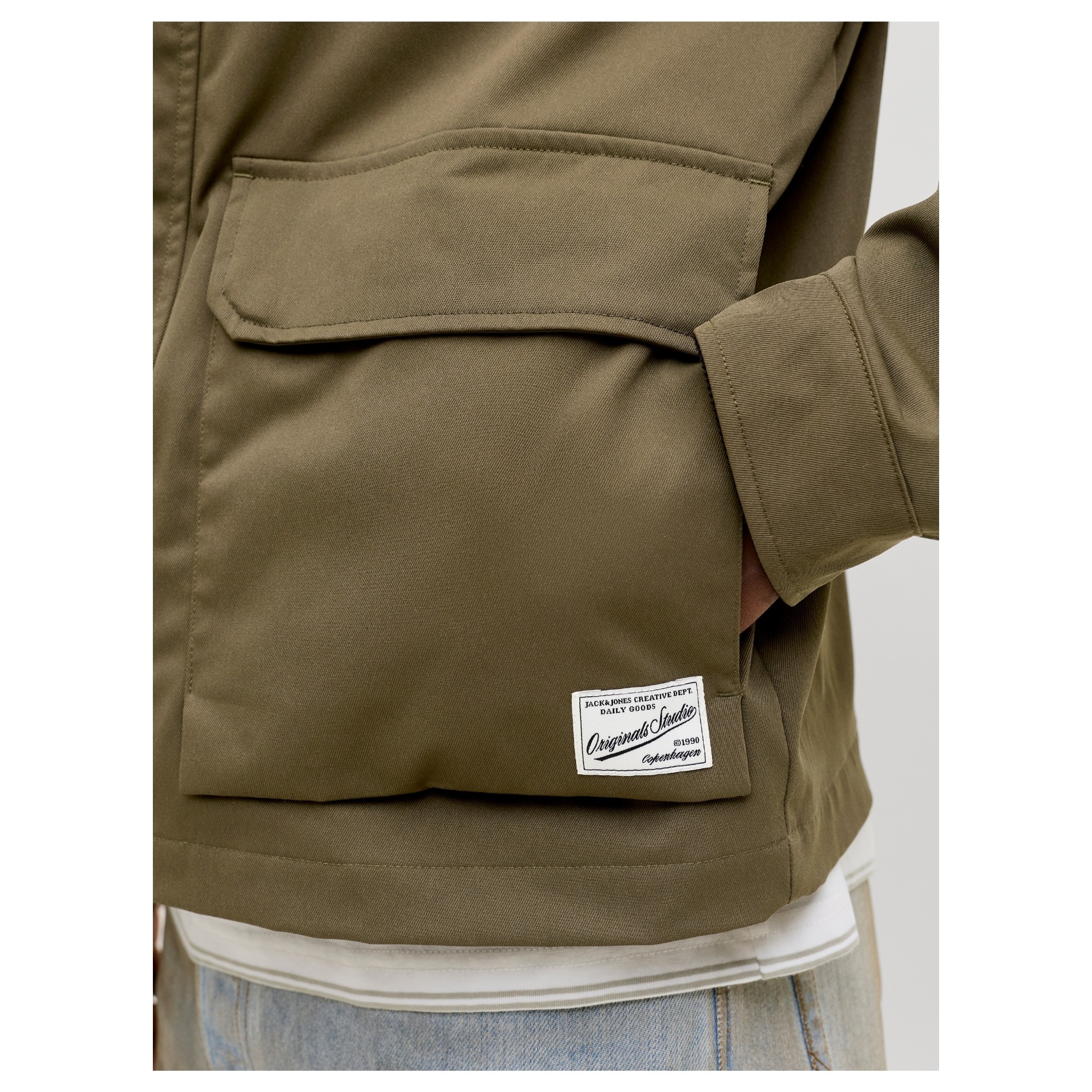 JACK & JONES Striukė vyrams, Chaki, Catskills barn 2