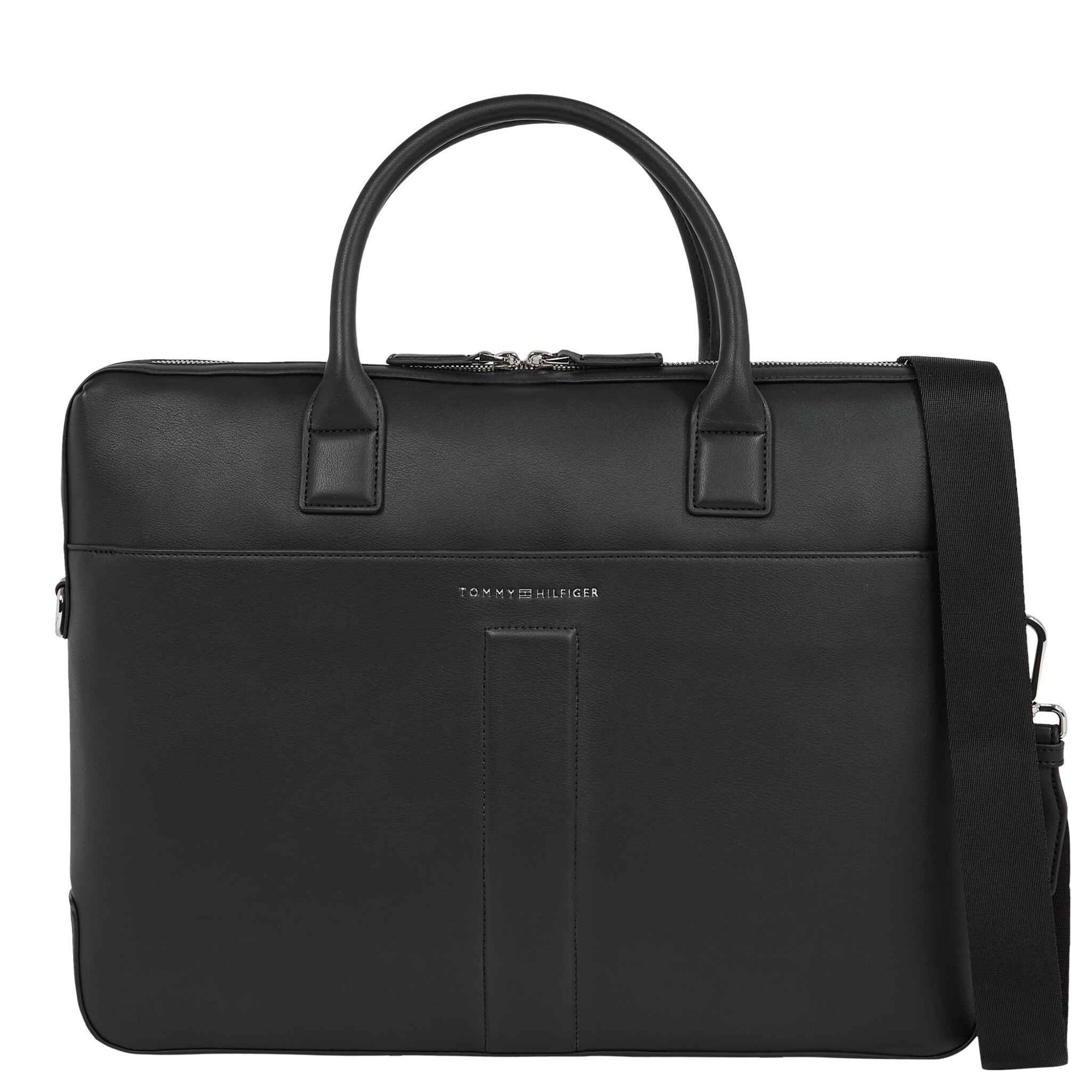 TOMMY HILFIGER Dėklas kompiuteriui vyrams, Juoda, TH relaxed computer bag 1