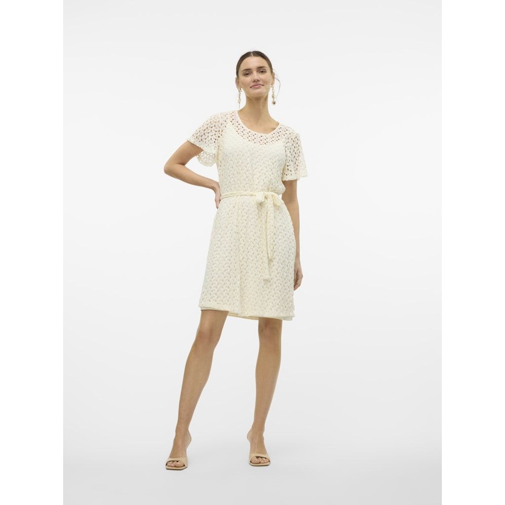 VERO MODA Mini suknelė moterims, Smėlio, Vmkylie mini dress 5