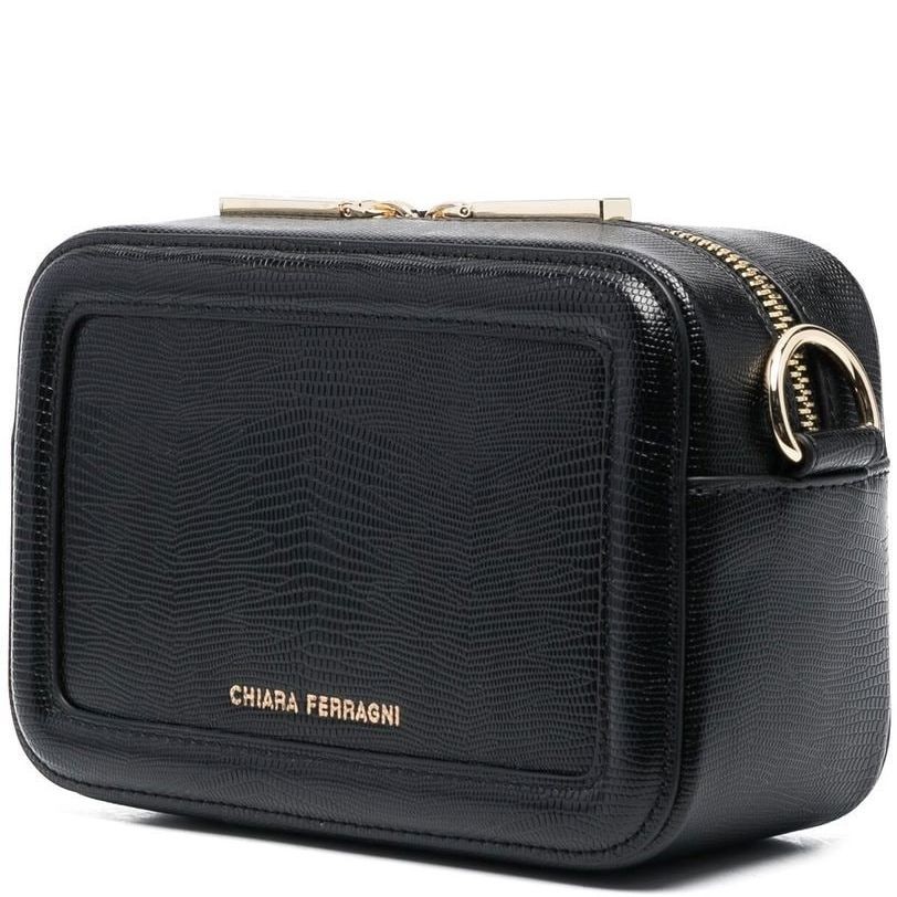 CHIARA FERRAGNI Rankinė per petį moterims, Juoda, RANGE B - EYELIKE BU 2