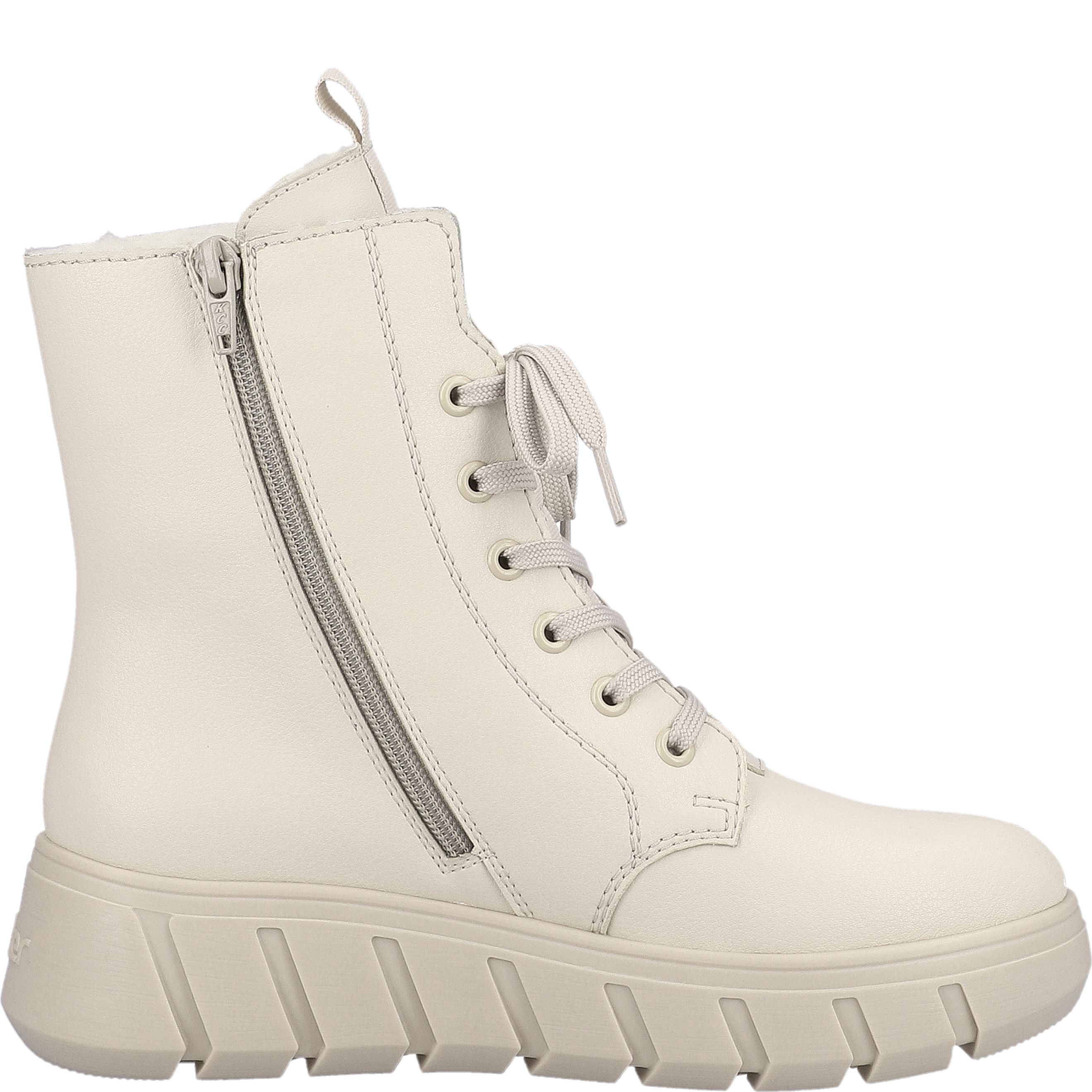 RIEKER Aulinukai moterims, Smėlio, Ladies mid height boots 5