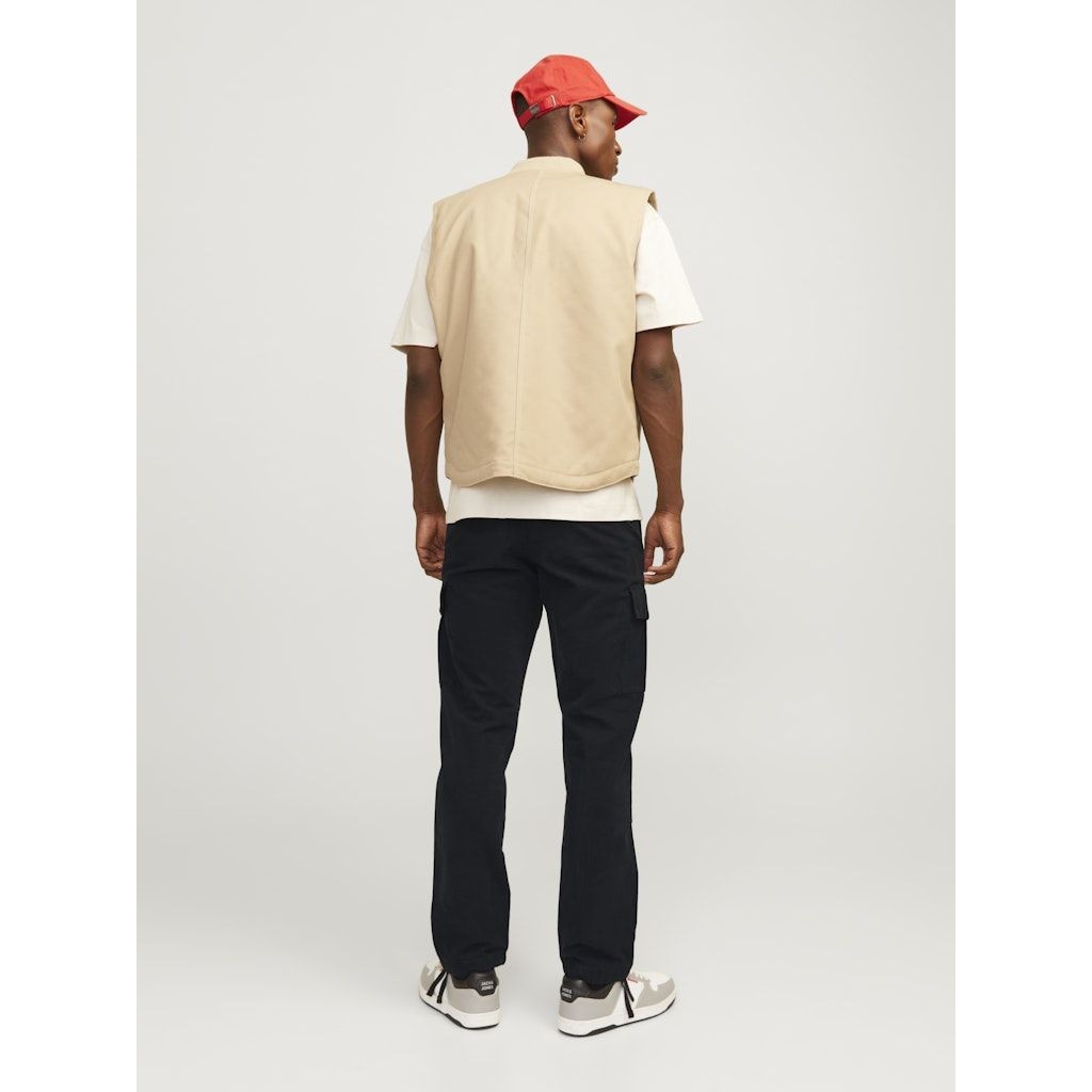 JACK & JONES Kelnės vyrams, Juoda, Kane barkley cargo pant 3