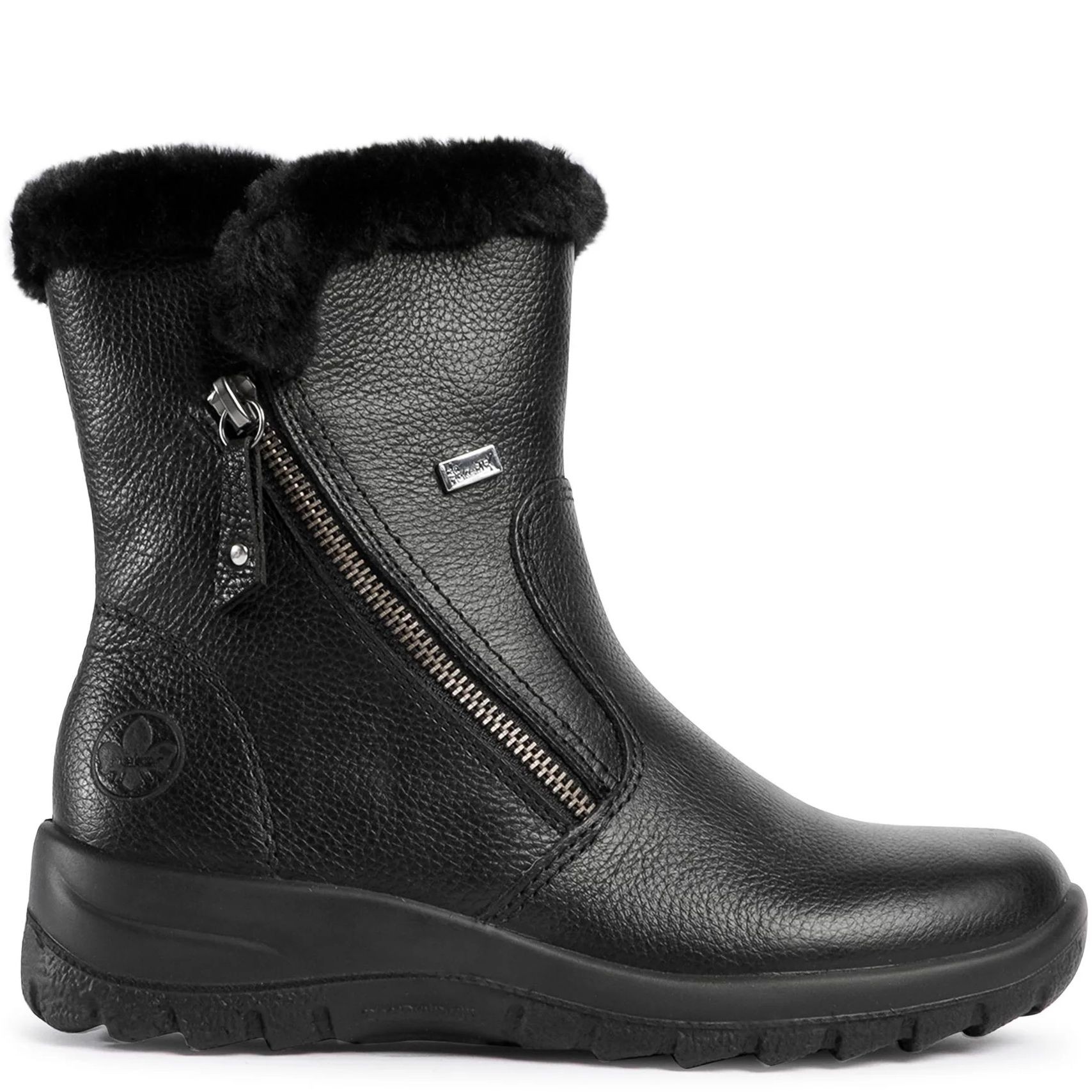 RIEKER Aulinukai moterims, Juoda, BOOTIES 2