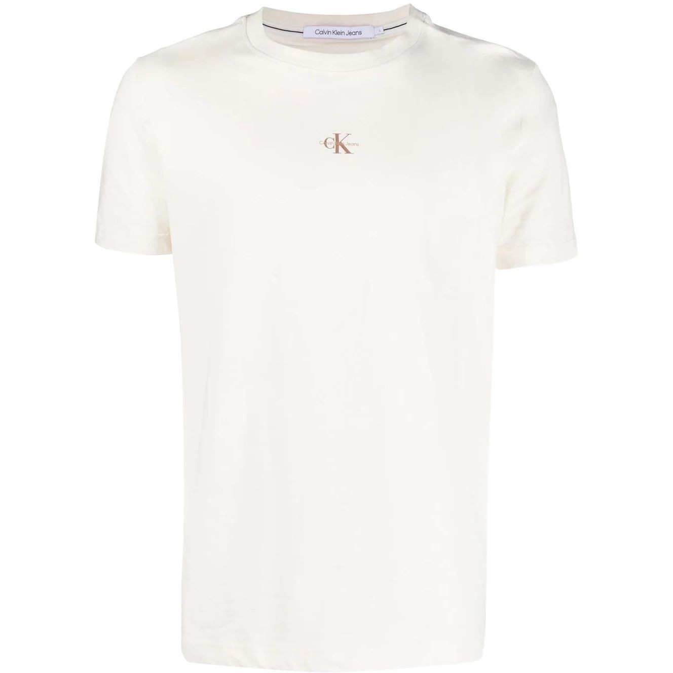 CALVIN KLEIN JEANS Marškinėliai trump. rankovėmis vyrams, Kūno, Micro monologo tee 1