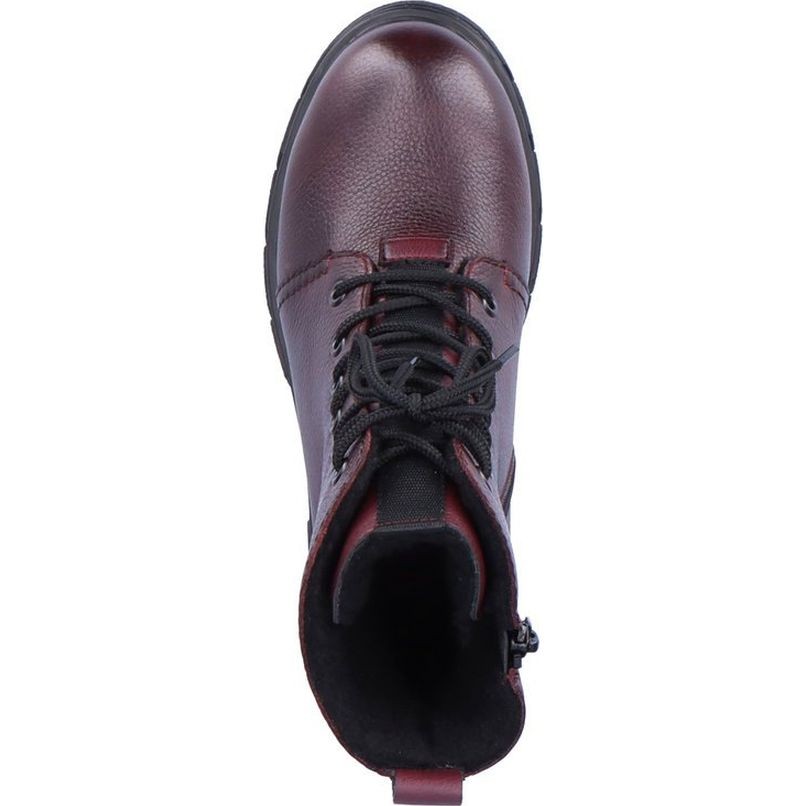 RIEKER Aulinukai moterims, Raudona, BOOTIES 5