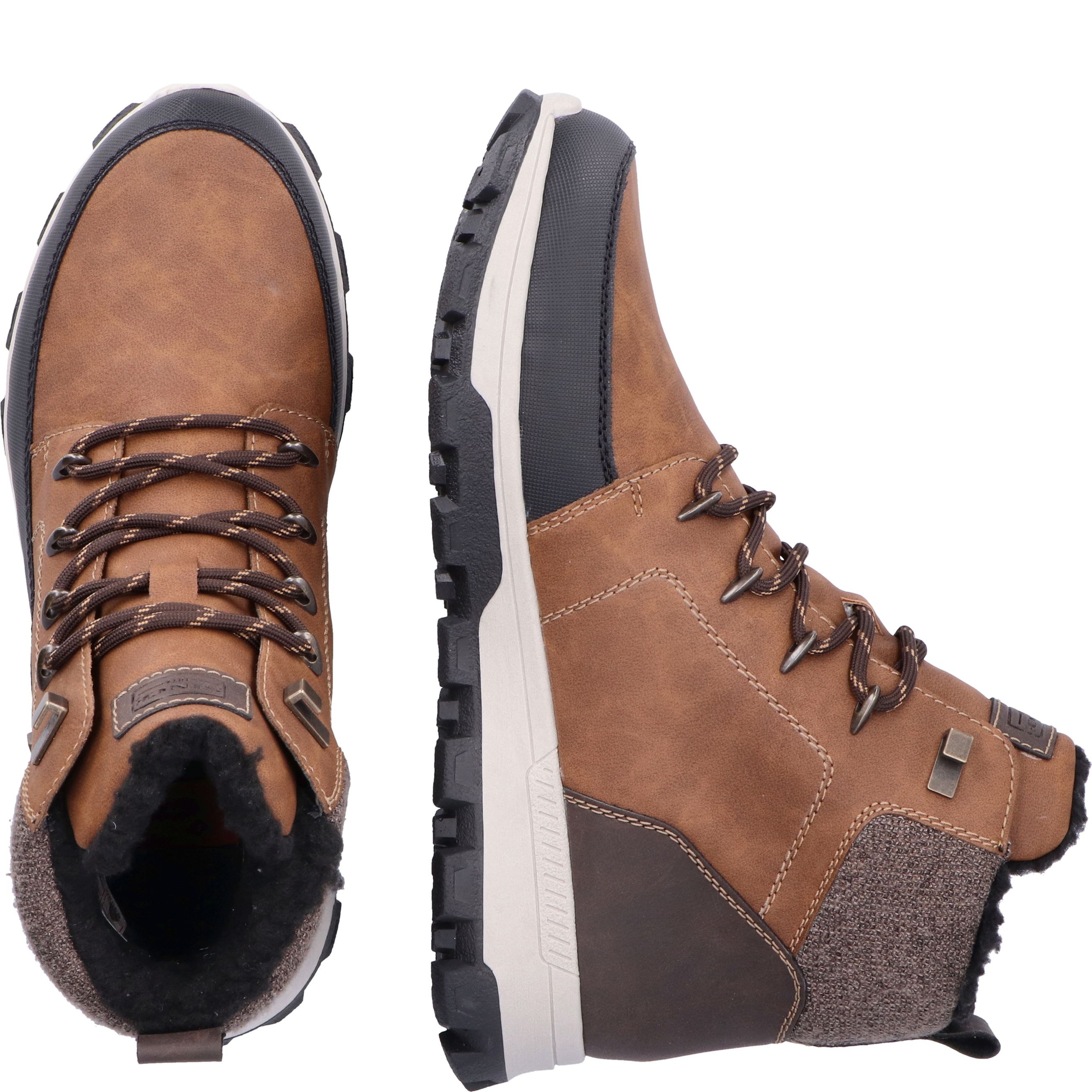 RIEKER Aulinukai vyrams, Ruda, BOOTIES 12