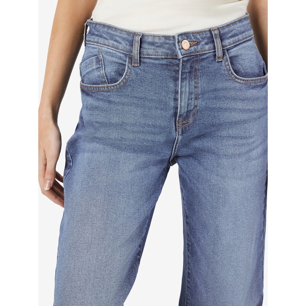 NOISY MAY Tiesūs džinsai moterims, Mėlyna, NMYOLANDA NW WIDE JEA 6