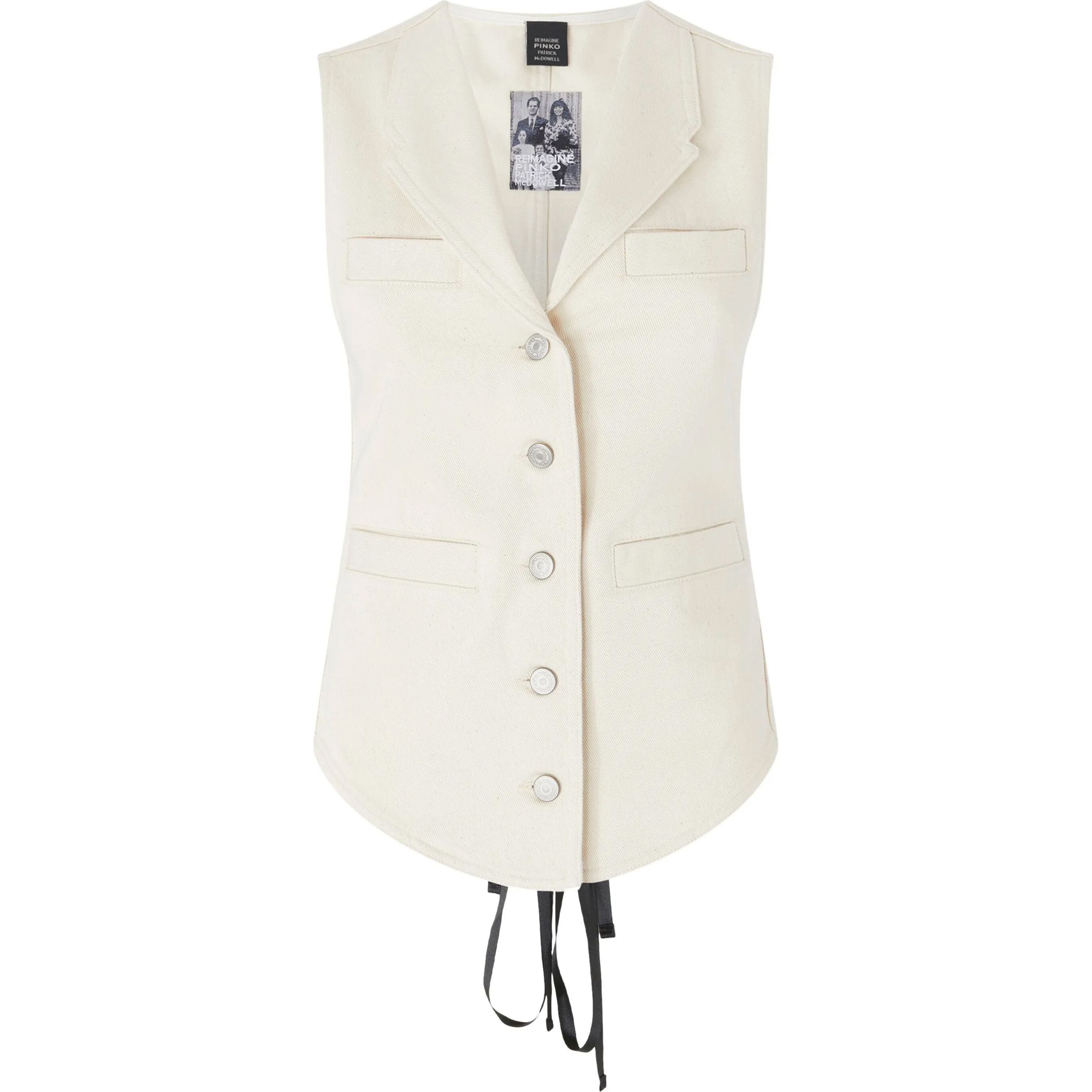 PINKO Liemenė moterims, Smėlio, Galiceno vest 1