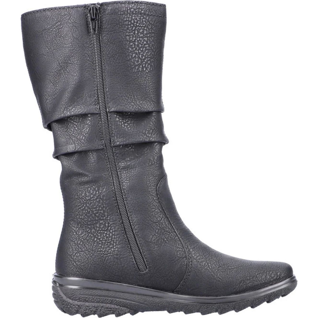 RIEKER Auliniai moterims, Juoda, Ladies' boots 4