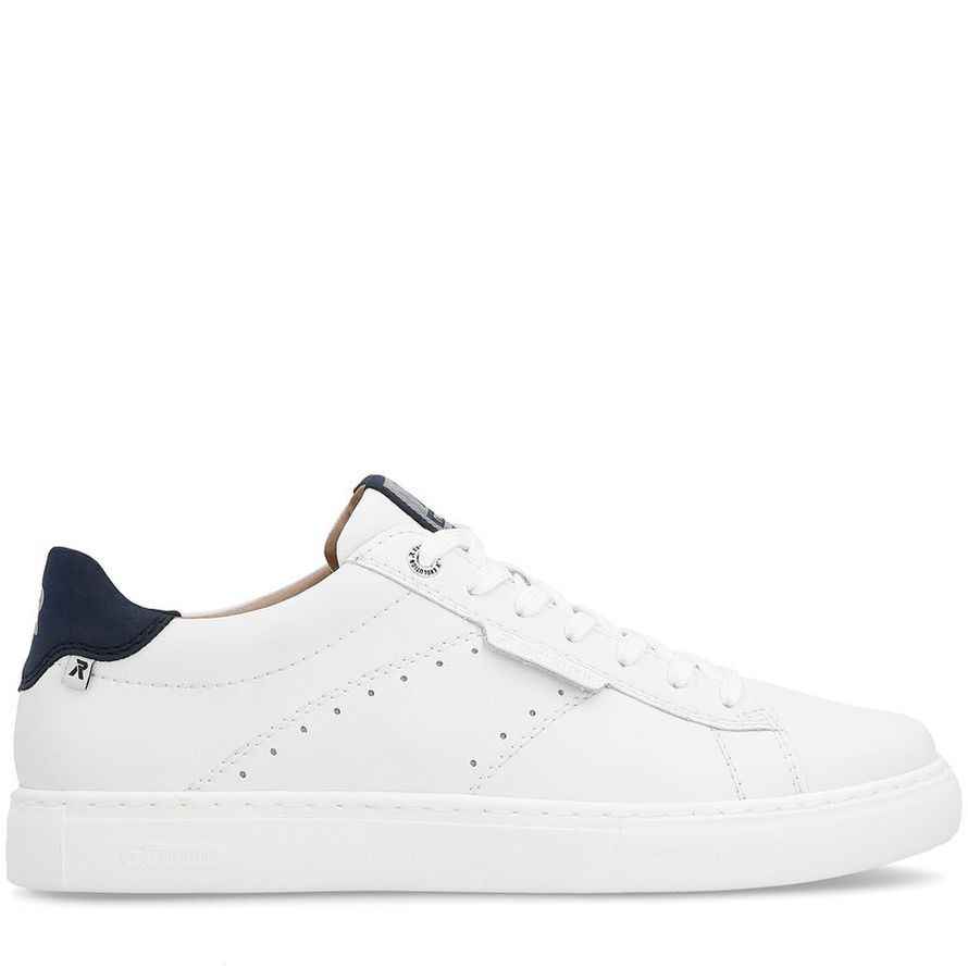 RIEKER Laisvalaikio bateliai vyrams, Balta, LEISURE 3