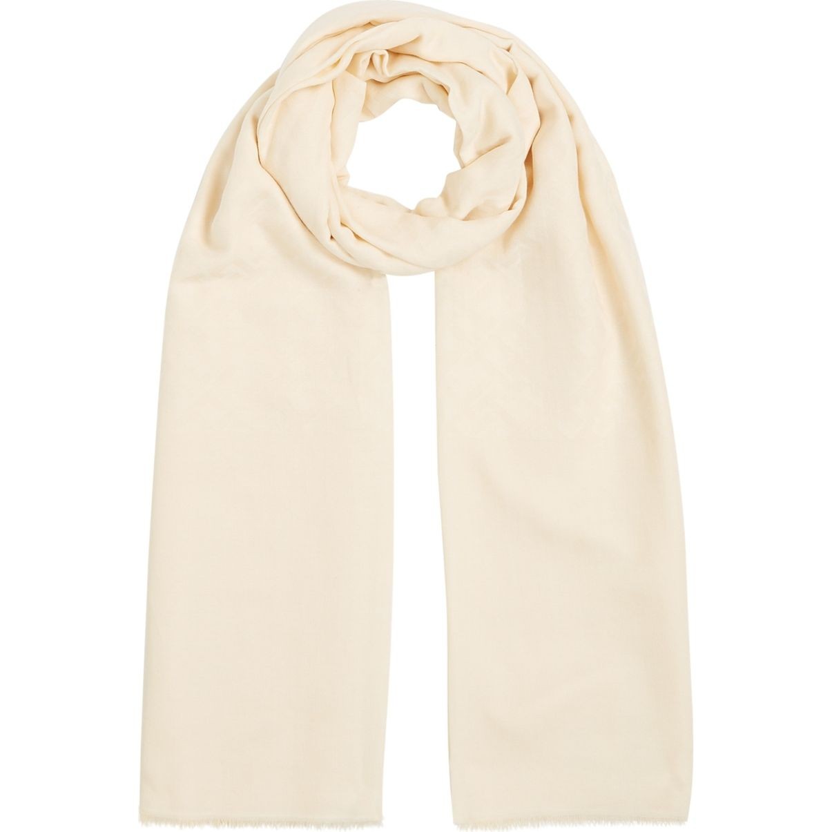 TOMMY HILFIGER Šalikas moterims, Smėlio, Contemporary scarf mono 1