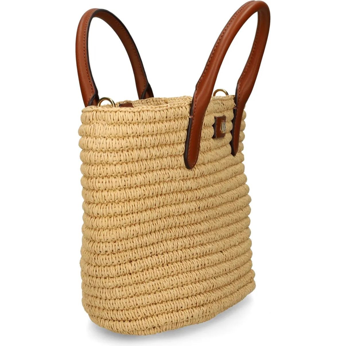 LAUREN RALPH LAUREN Pirkinių krepšys moterims, Ruda, Brie 22 tote medium 4