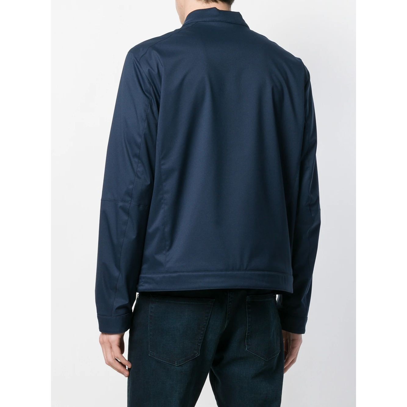 MICHAEL KORS Lengva striukė vyrams, Mėlyna, Nylon racer jacket 4