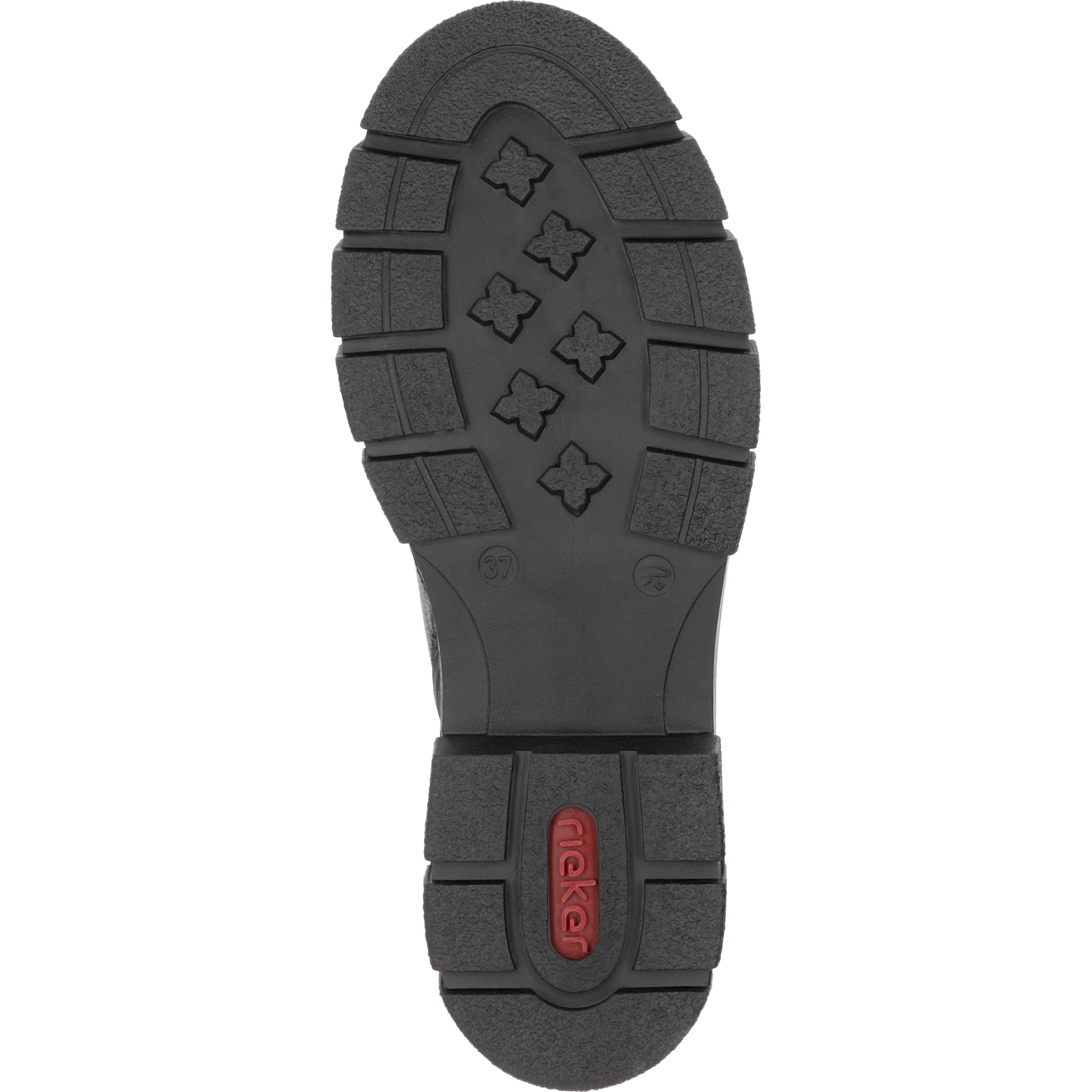 RIEKER Aulinukai moterims, Juoda, Ladies mid height boots 9