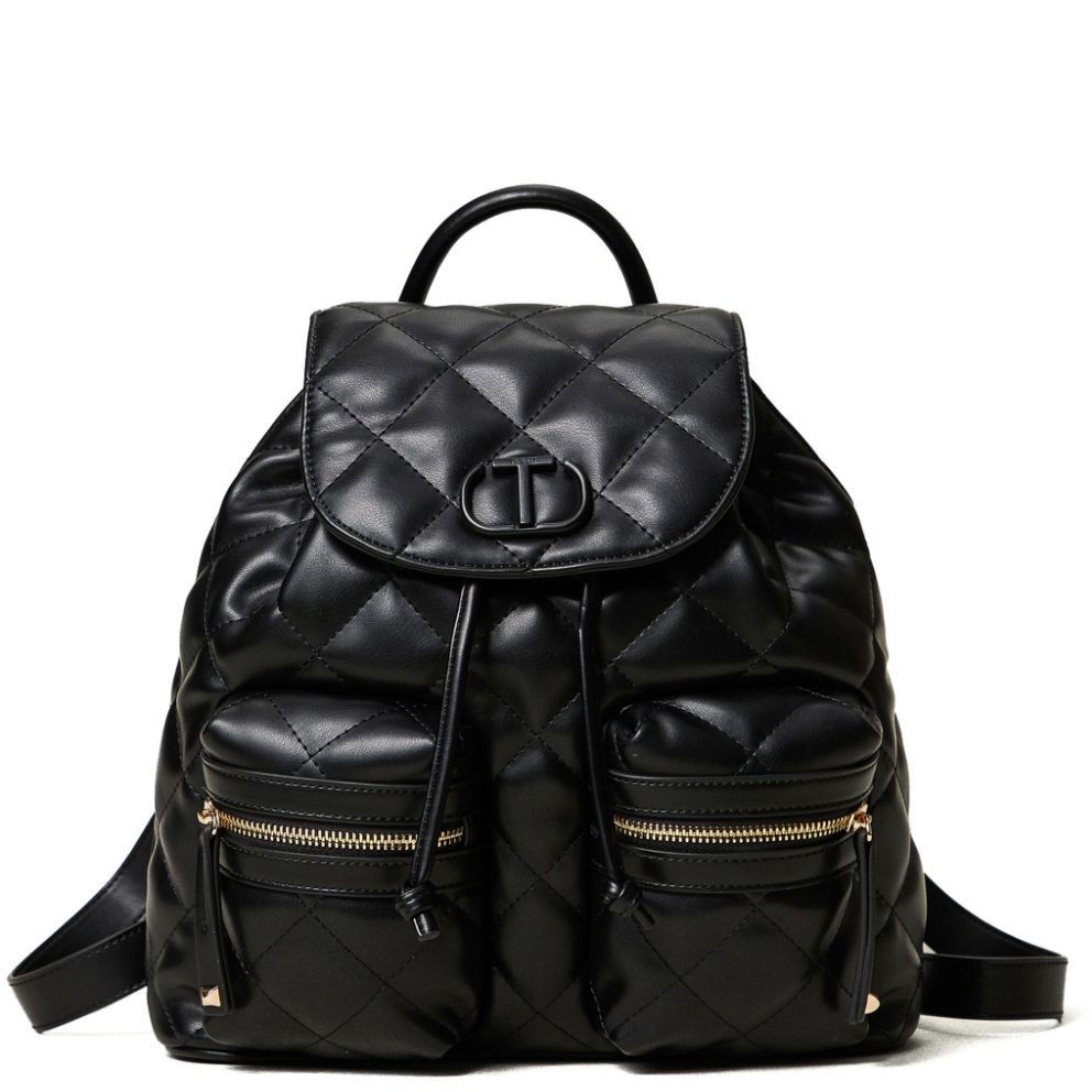 TWINSET Kuprinė moterims, Juoda, Backpack 1
