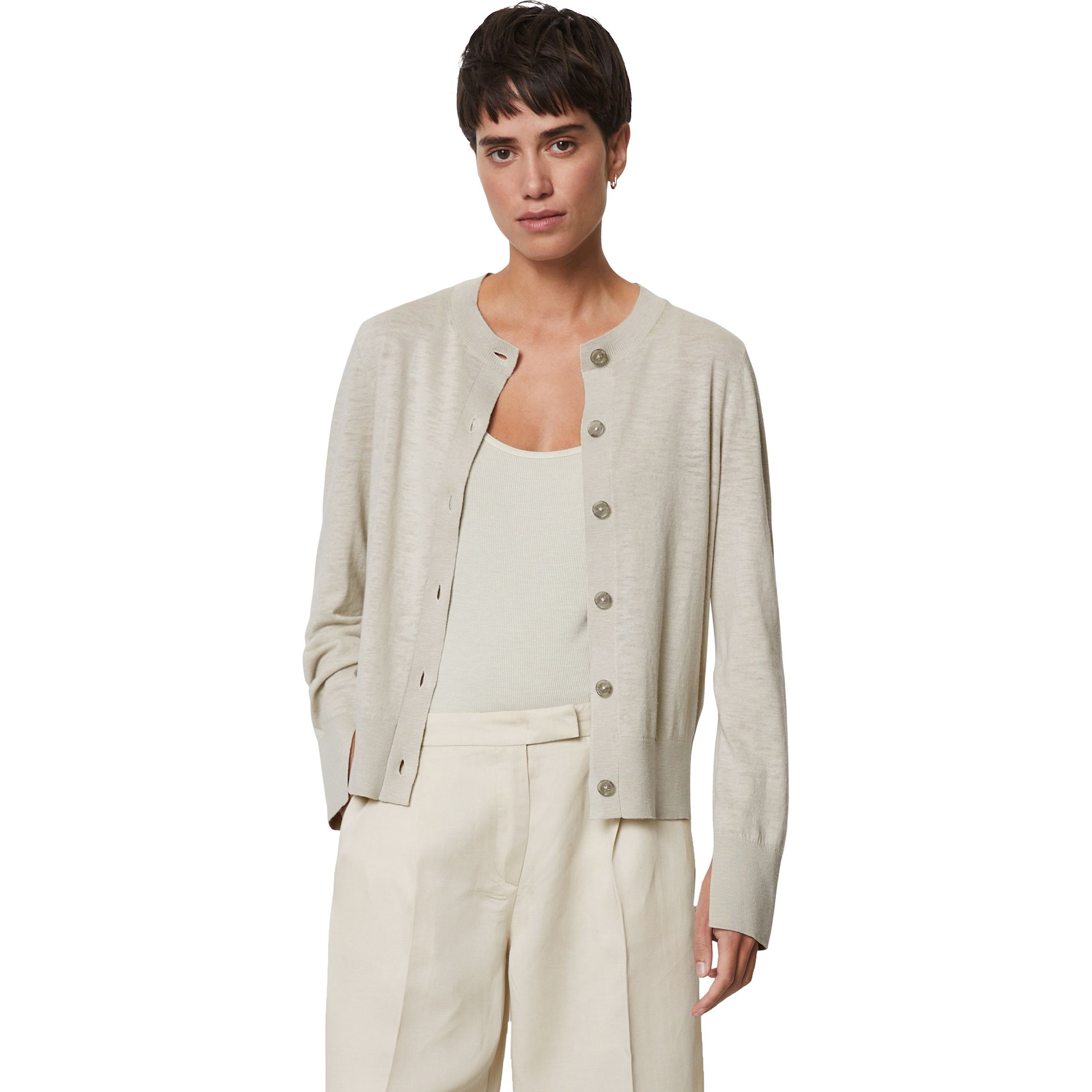 MARC O'POLO Kardiganas moterims, Smėlio 2