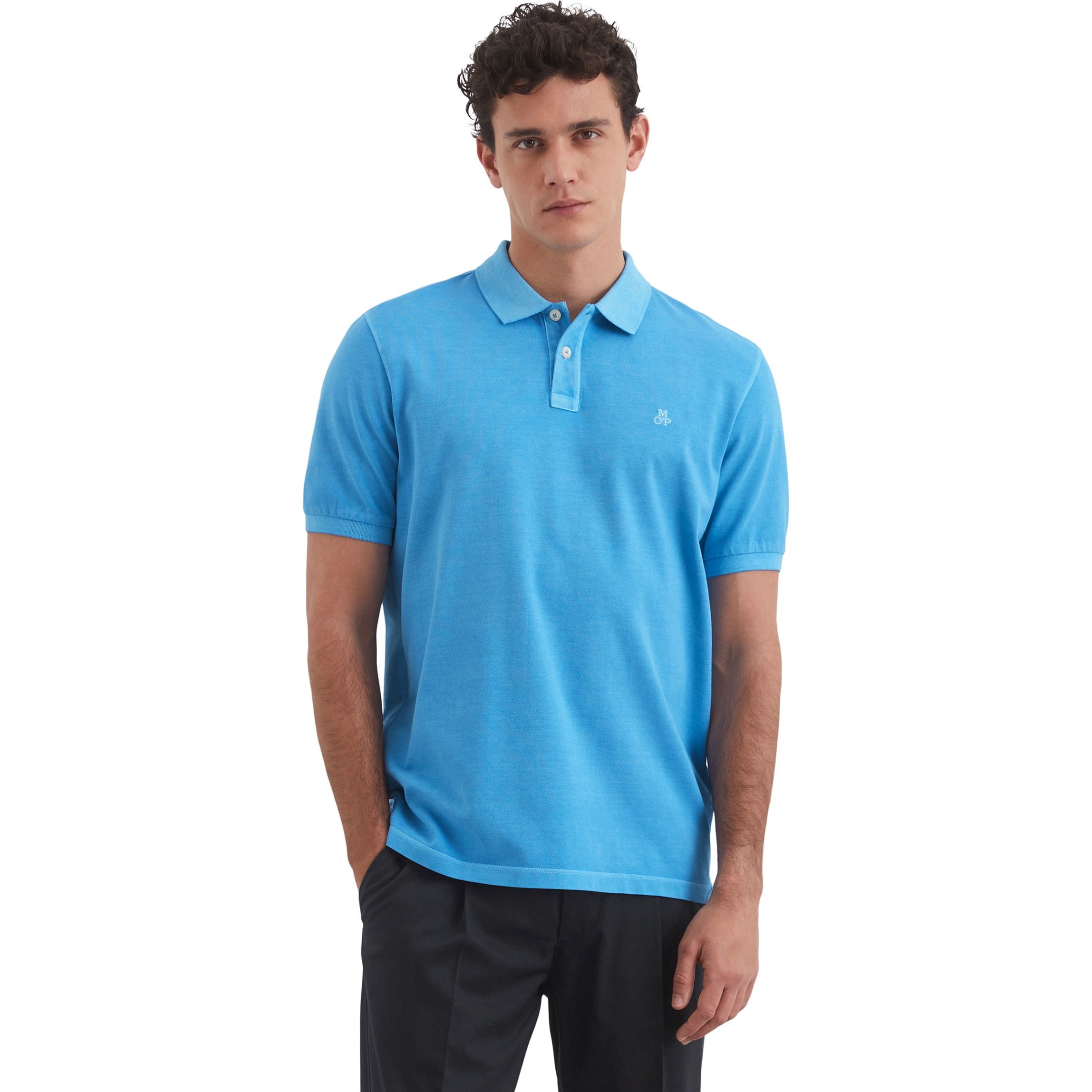 MARC O'POLO Polo marškiniai trumpos rank. vyrams, Mėlyna 2
