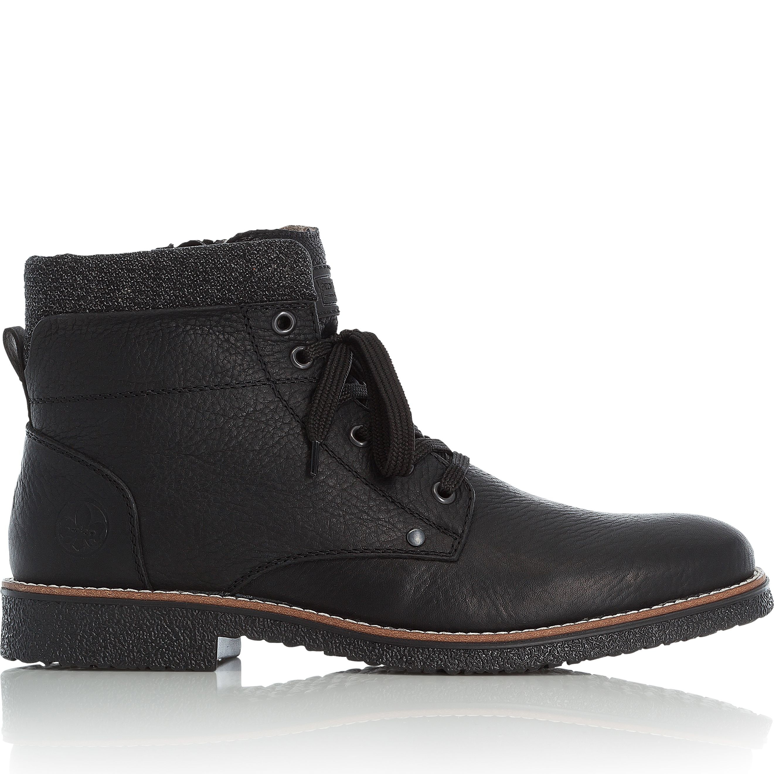 RIEKER Aulinukai vyrams, Juoda, BOOTIES 2