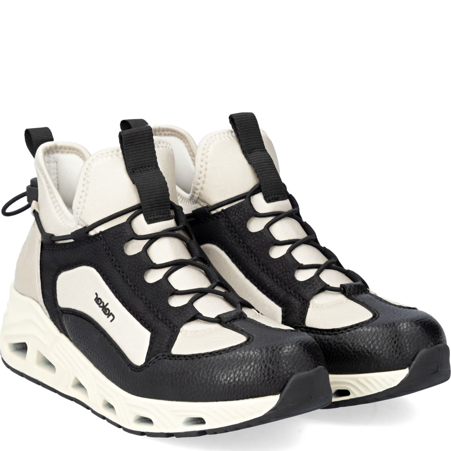 RIEKER Laisvalaikio bateliai moterims, Juoda, Ladies short boots 1