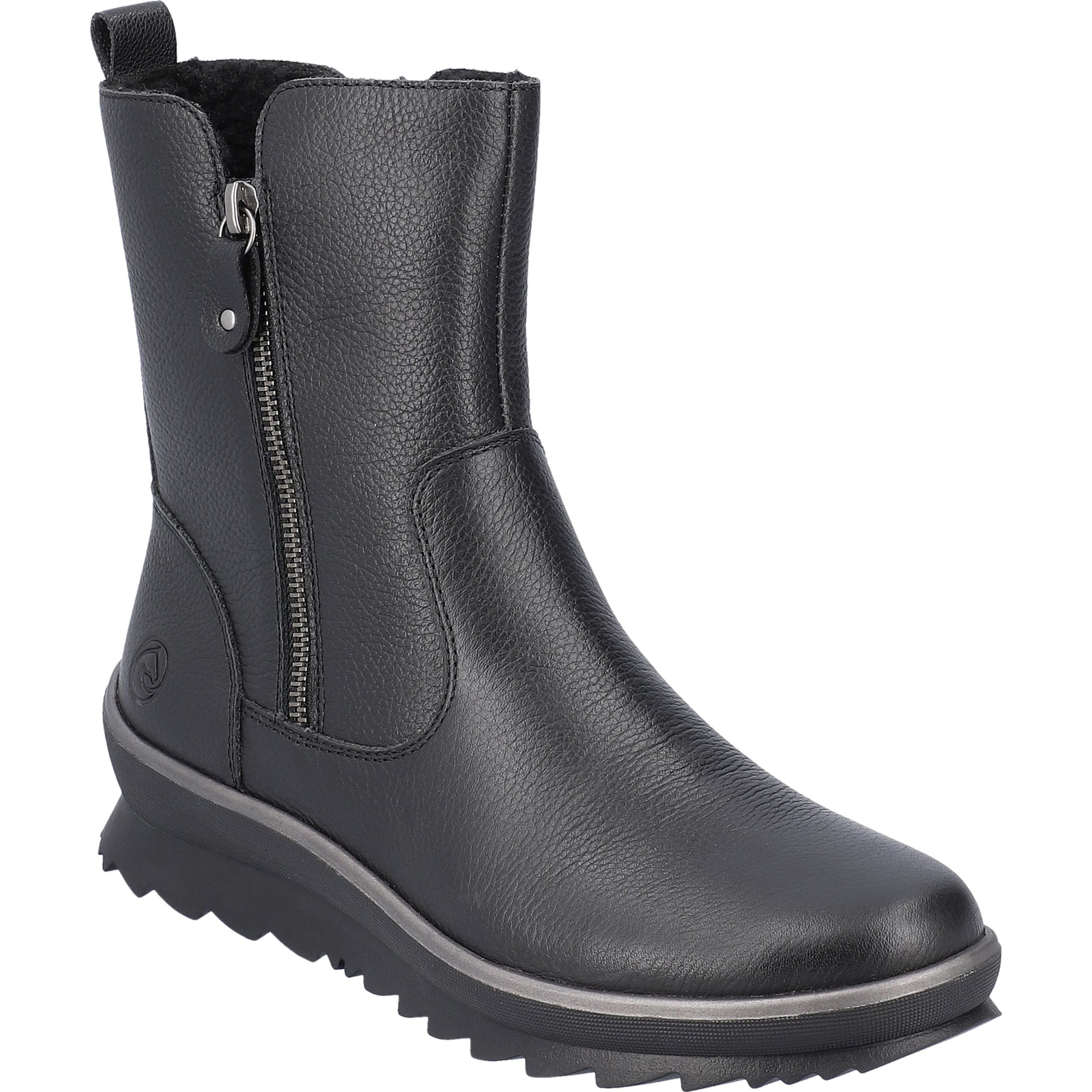 REMONTE Aulinukai moterims, Juoda, Ladies mid height boots 1