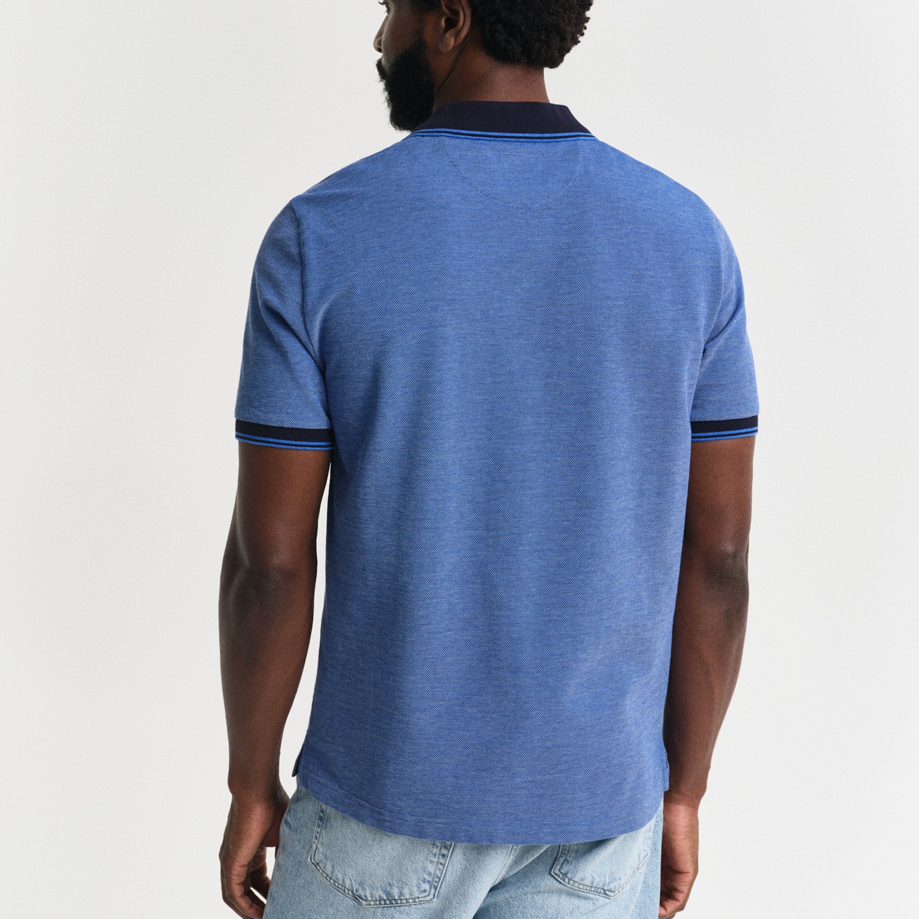 GANT Marškinėliai vyrams, Mėlyna, 4-COL OXFORD 3