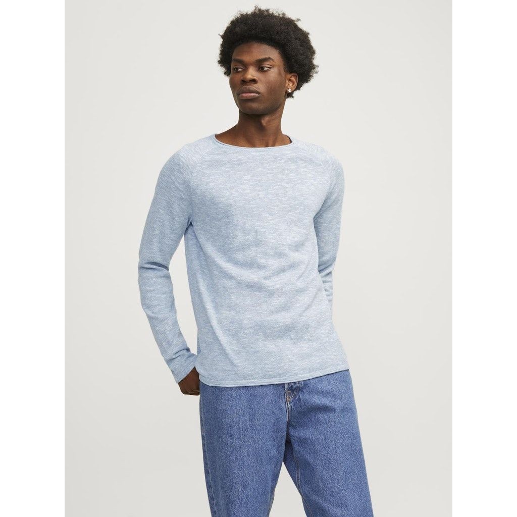 JACK & JONES Megztinis vyrams, Mėlyna, Jjelinen pullover 2