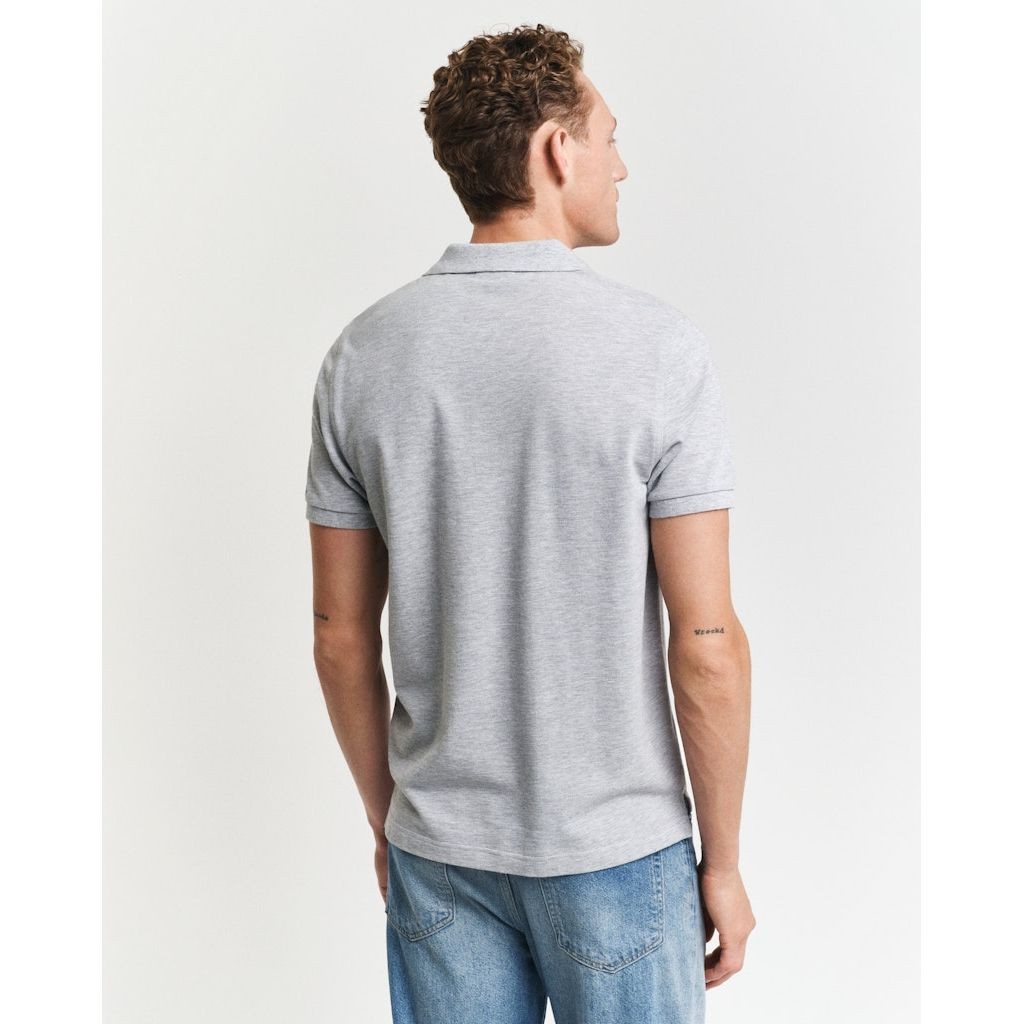 GANT Polo marškiniai trumpos rank. vyrams, Pilka 3