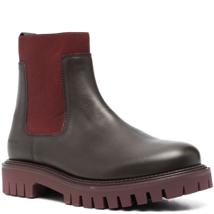 TOMMY HILFIGER Aulinukai vyrams, Ruda, PREMIUM CHUNKY CHELS BOOTIES 1