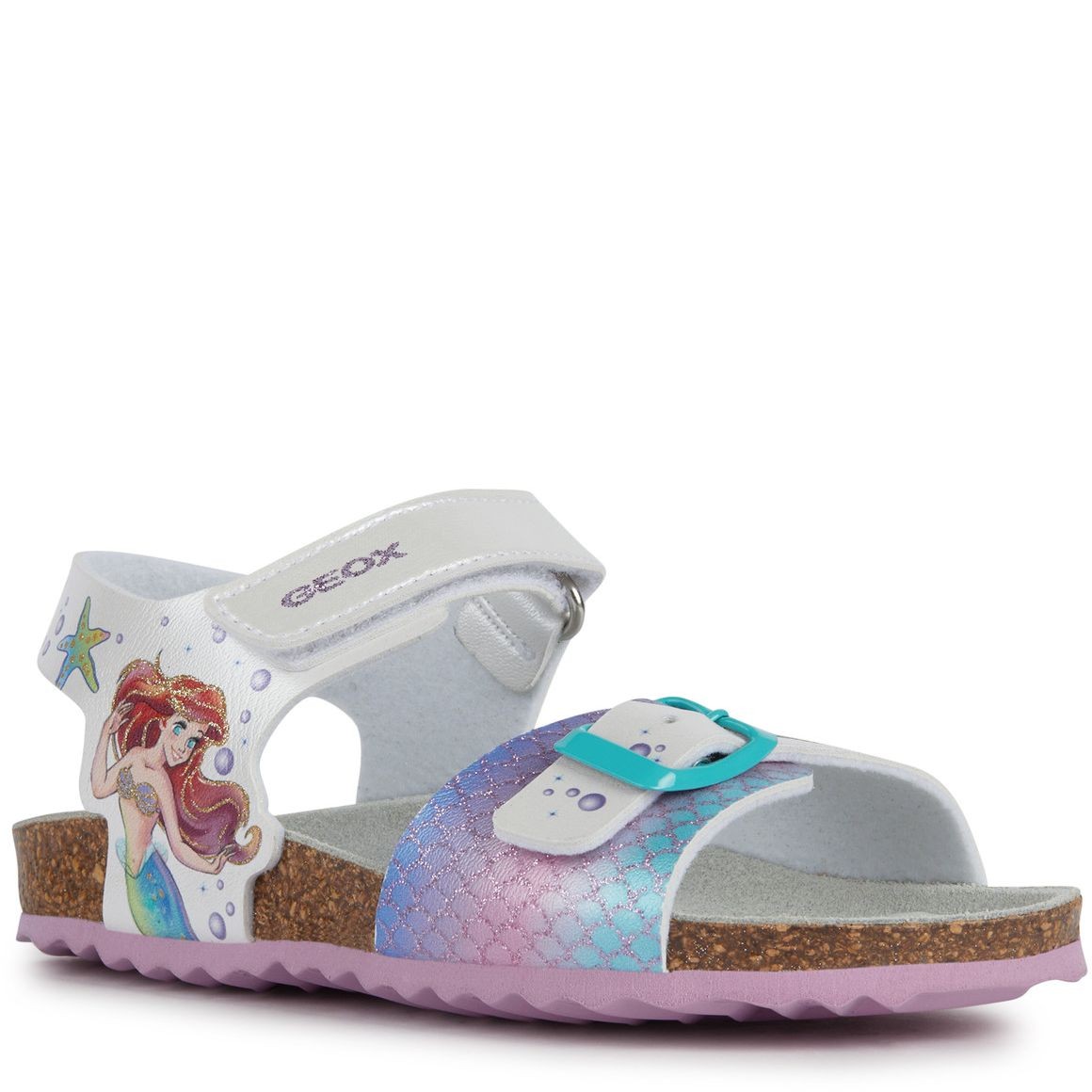 GEOX Basutės mergaitėms, Balta, ADRIEL SANDALS 1