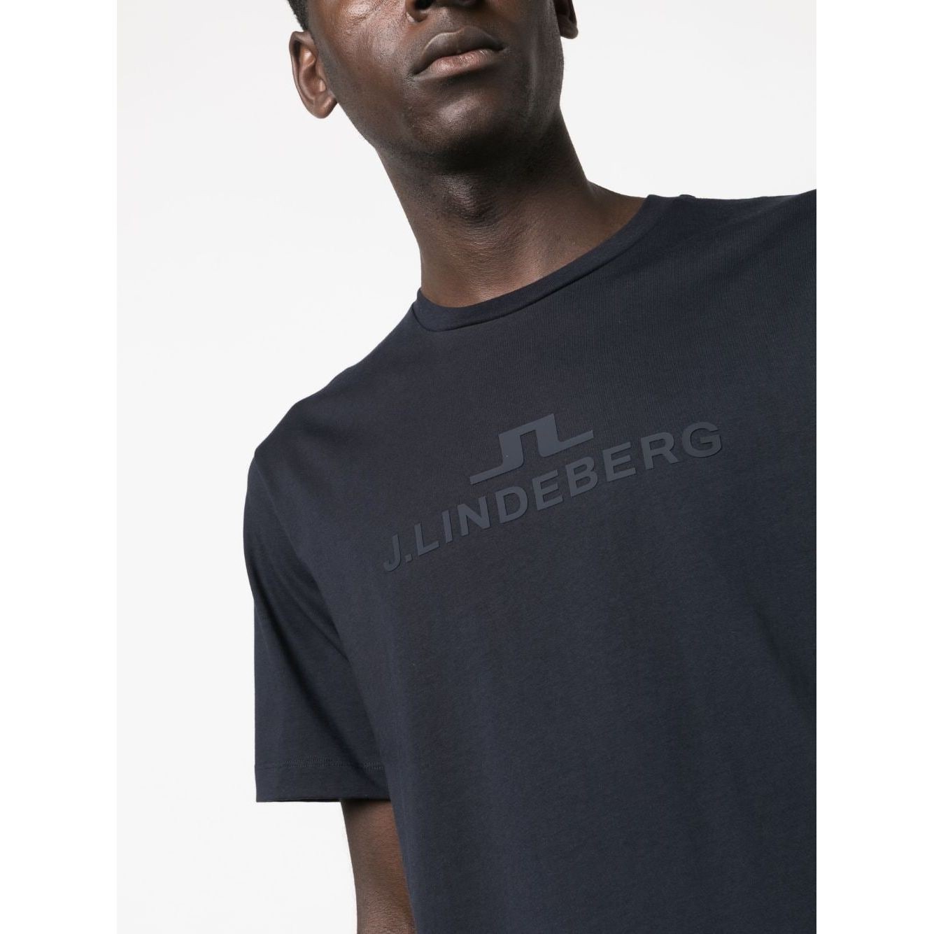 J.LINDEBERG Marškinėliai trump. rankovėmis vyrams, Mėlyna, Alpha t-shirt 4