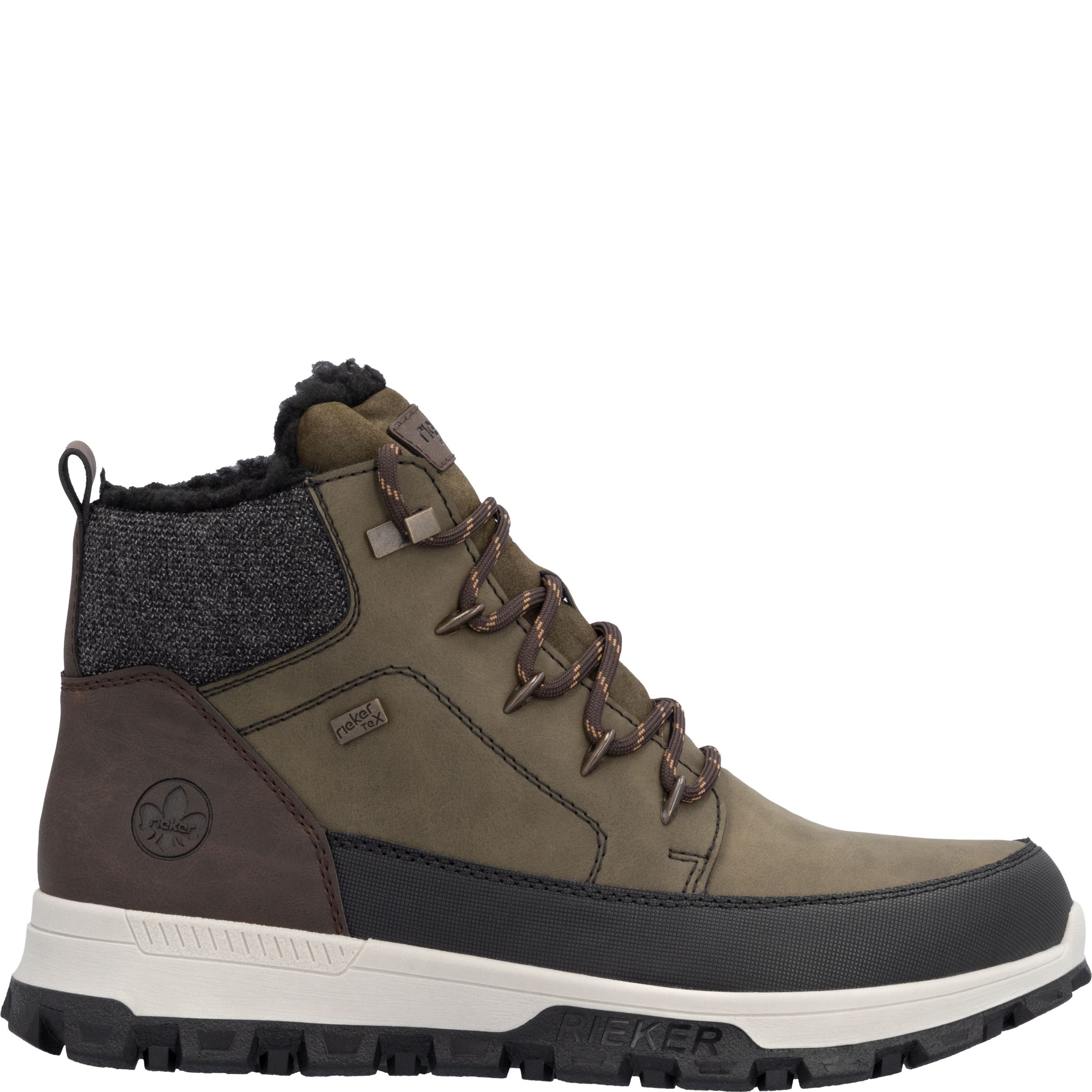 RIEKER Aulinukai vyrams, Žalia, Men's boots 3