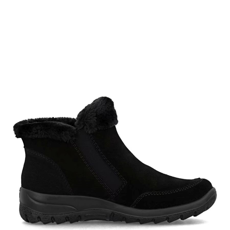 RIEKER Aulinukai moterims, Juoda, Booties 3