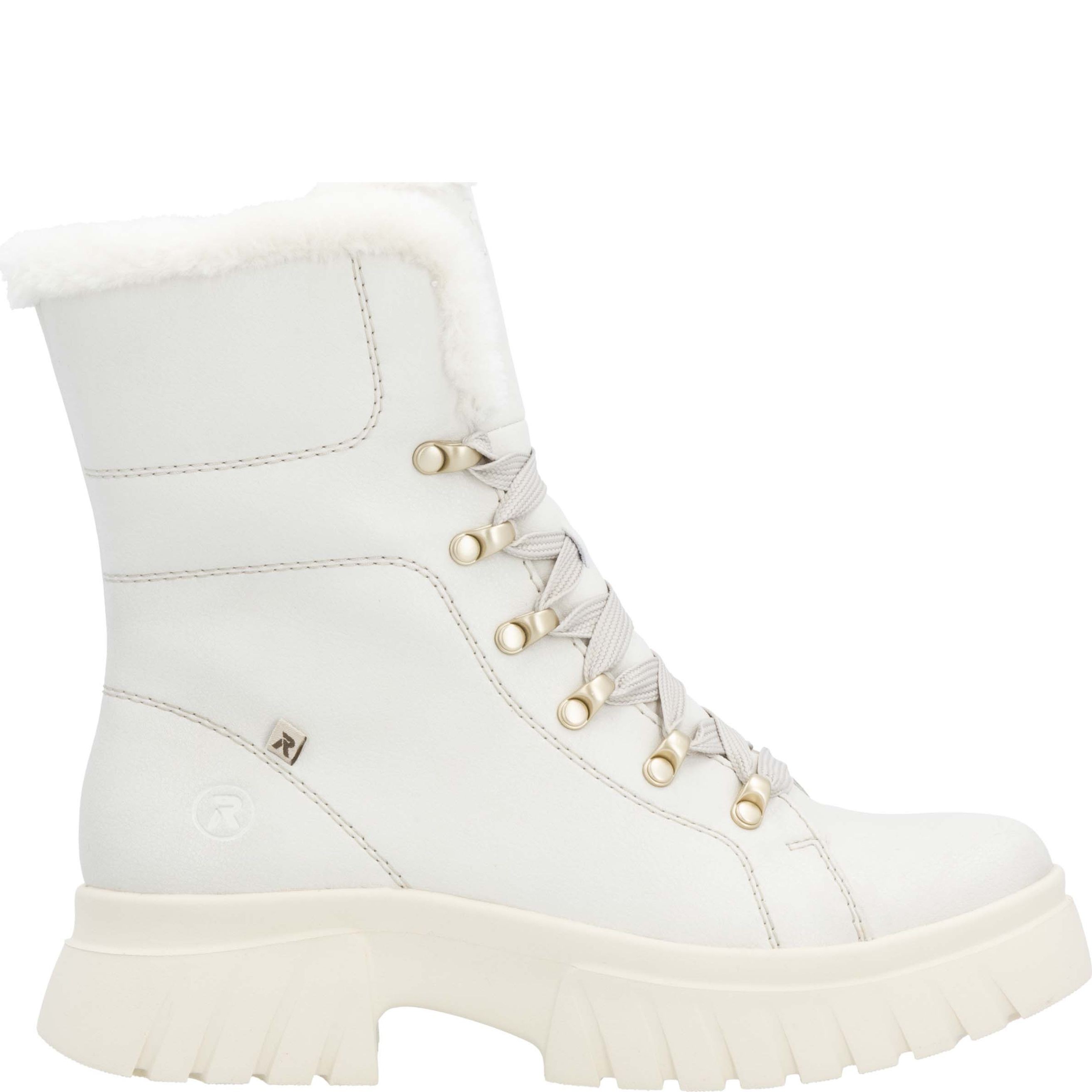 RIEKER EVOLUTION Aulinukai moterims, Balta, Ladies mid height boots 3