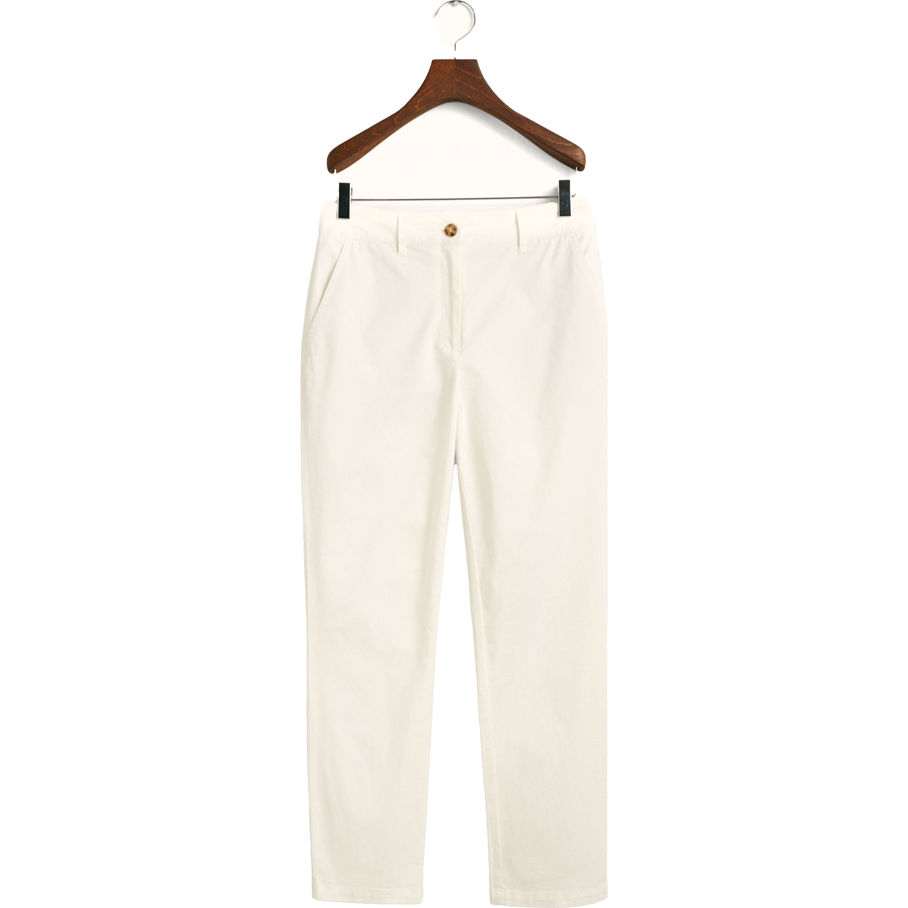 GANT Kelnės moterims, Geltona, SLIM CHINOS 1