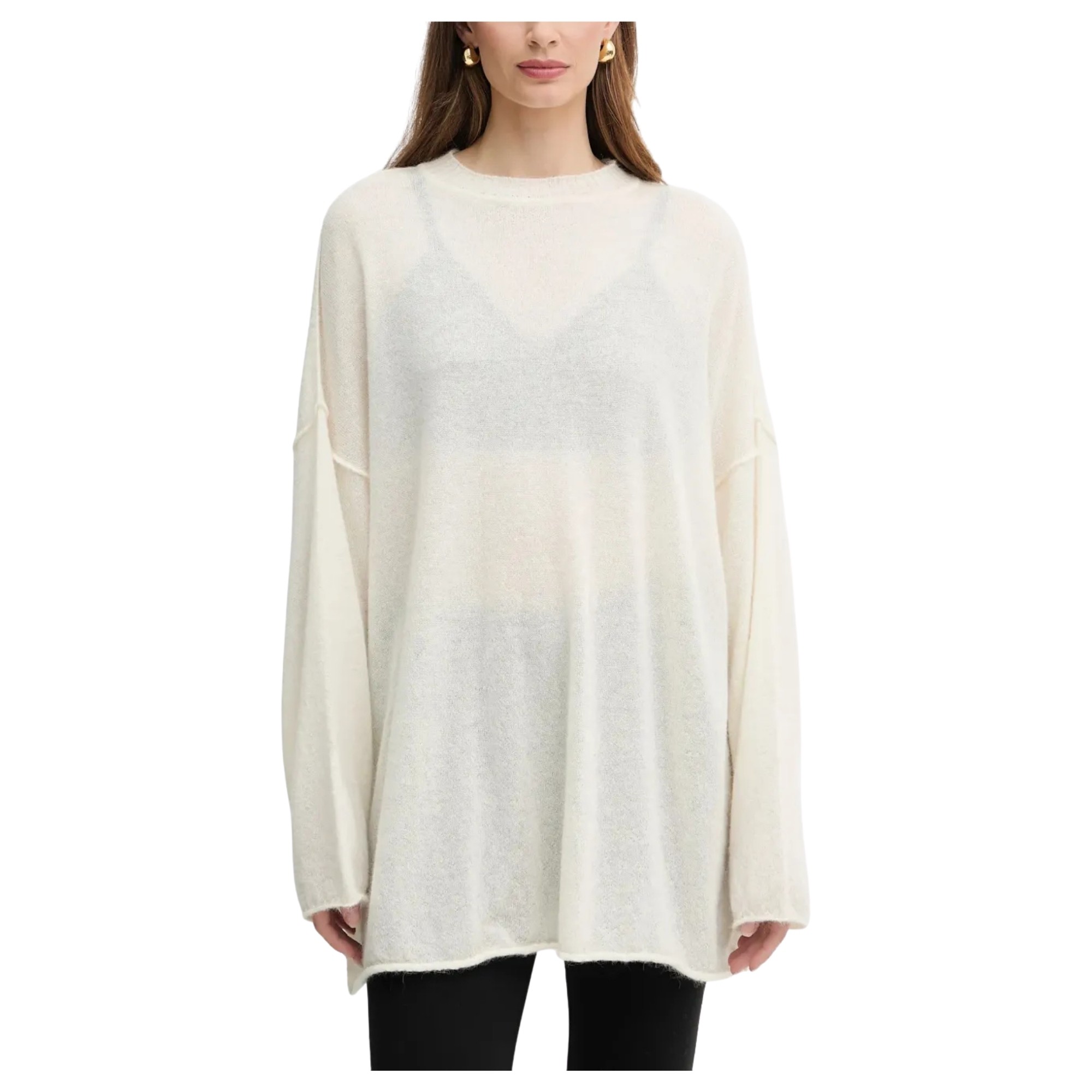 PINKO Megztinis moterims, Balta, Marshall sweater 1