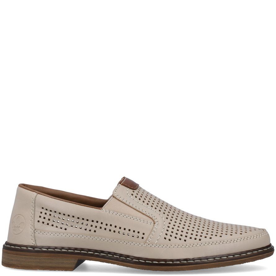 RIEKER Klasikiniai batai vyrams, Smėlio, FORMAL 4