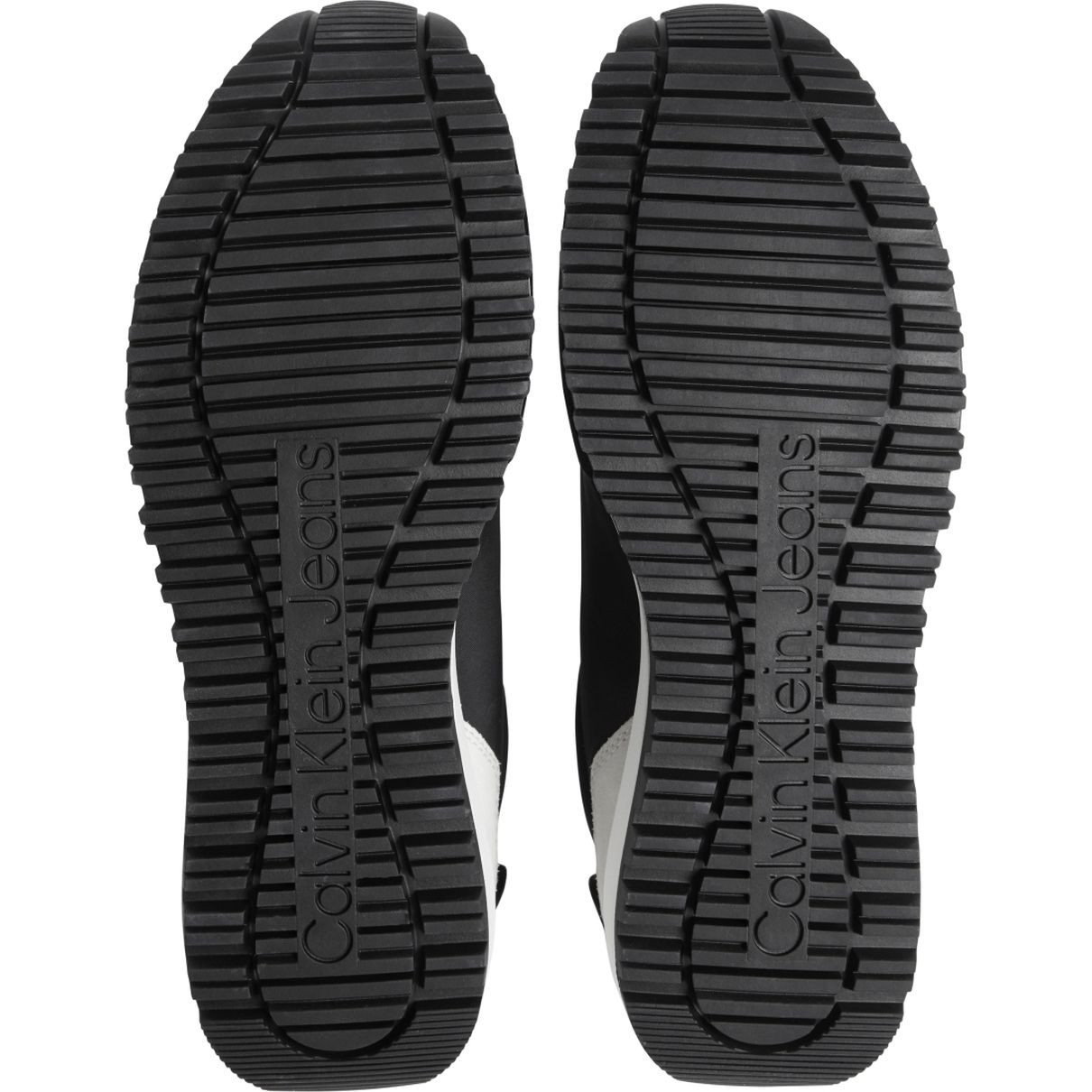 CALVIN KLEIN JEANS Sportiniai bateliai moterims, Juoda, Toothy runner laceup mix pearl 5