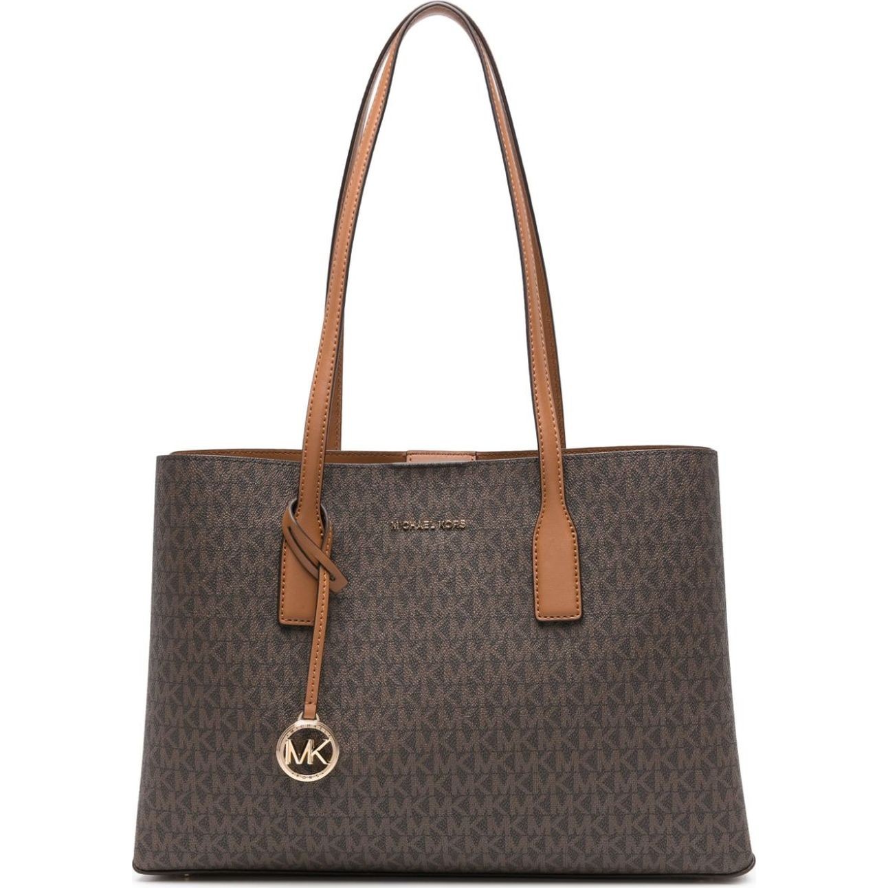MICHAEL KORS Pirkinių krepšys moterims, Ruda, Middle tote bag 1