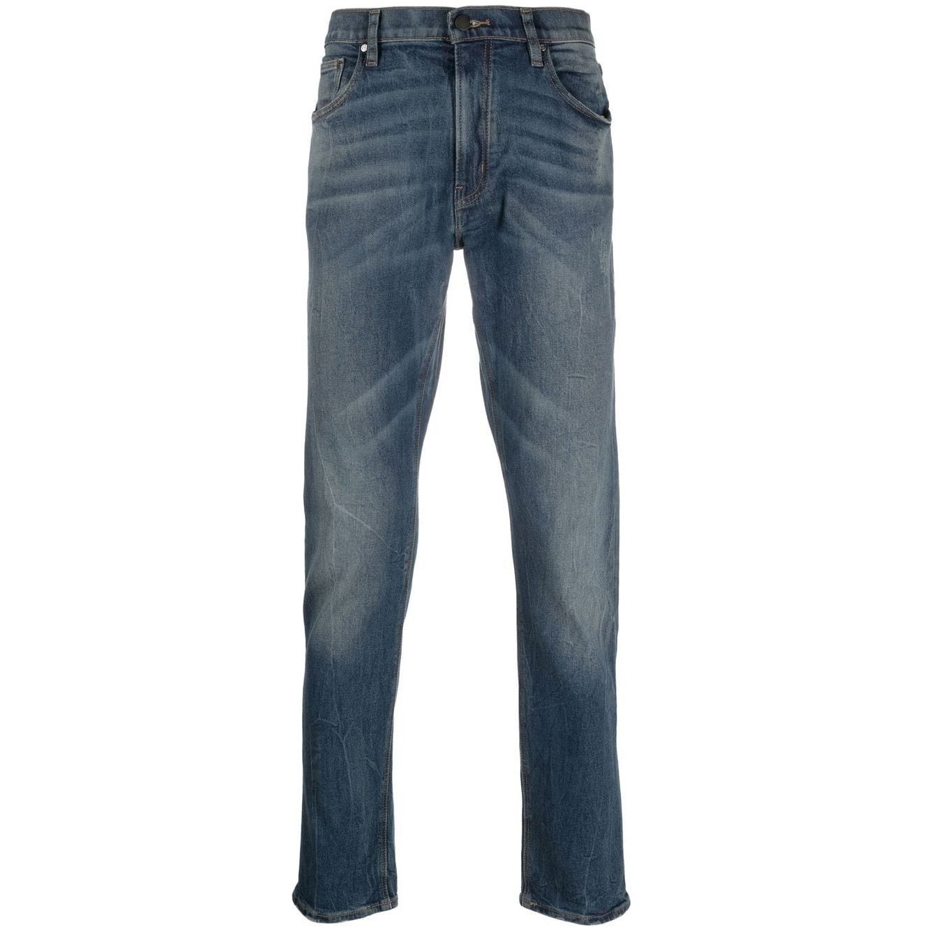 MICHAEL KORS Tiesūs džinsai -vyrams, Ruda, Indigo parker jeans 1