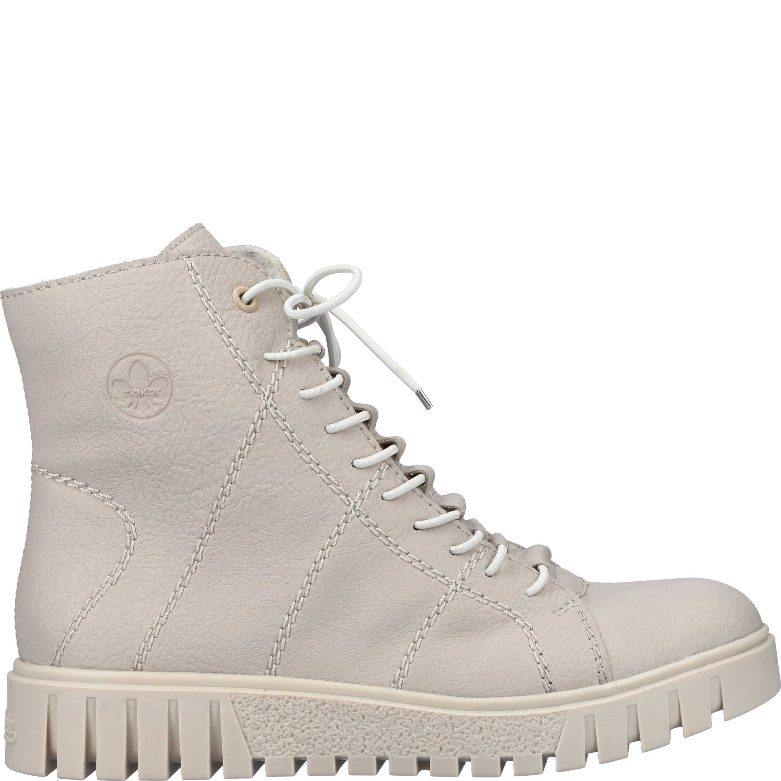 RIEKER Aulinukai moterims, Smėlio, Ladies mid height boots 3