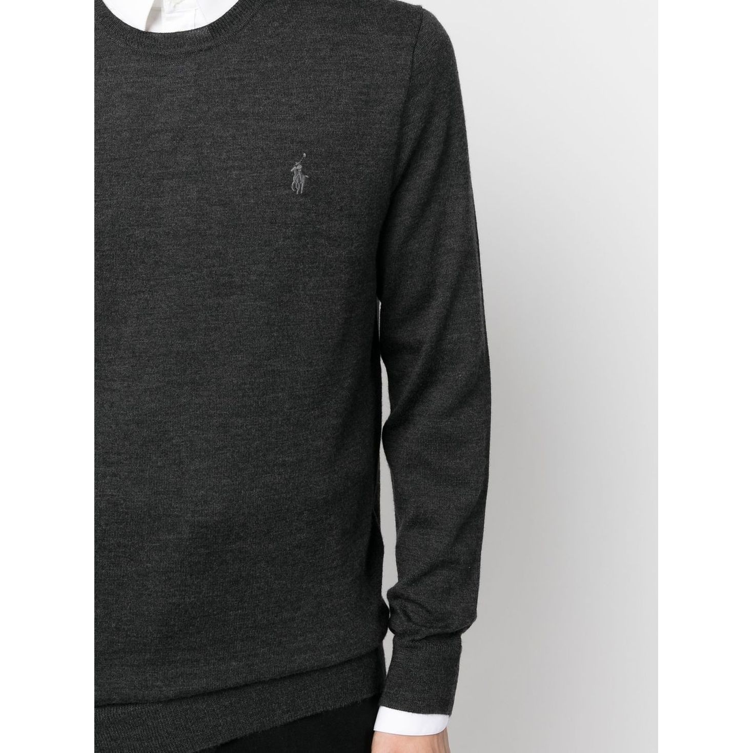 POLO RALPH LAUREN Sportinis nertinis vyrams, Pilka, Long sleeve pullover 4