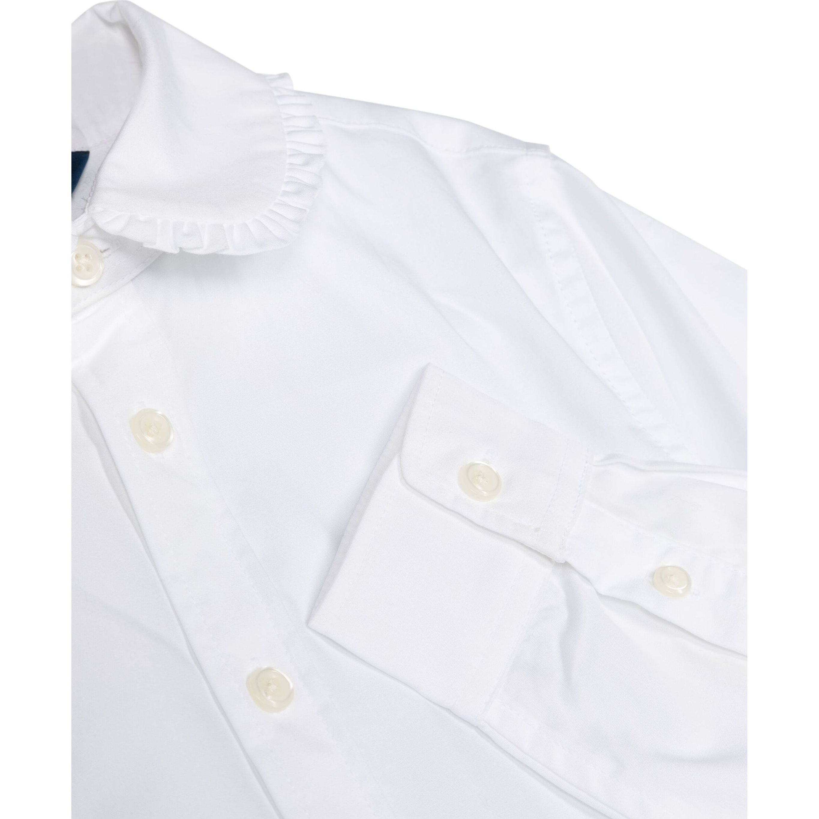 RALPH LAUREN KIDS Marškiniai ilgomis rankovėmis mergaitėms, Balta, Button front shirt 3